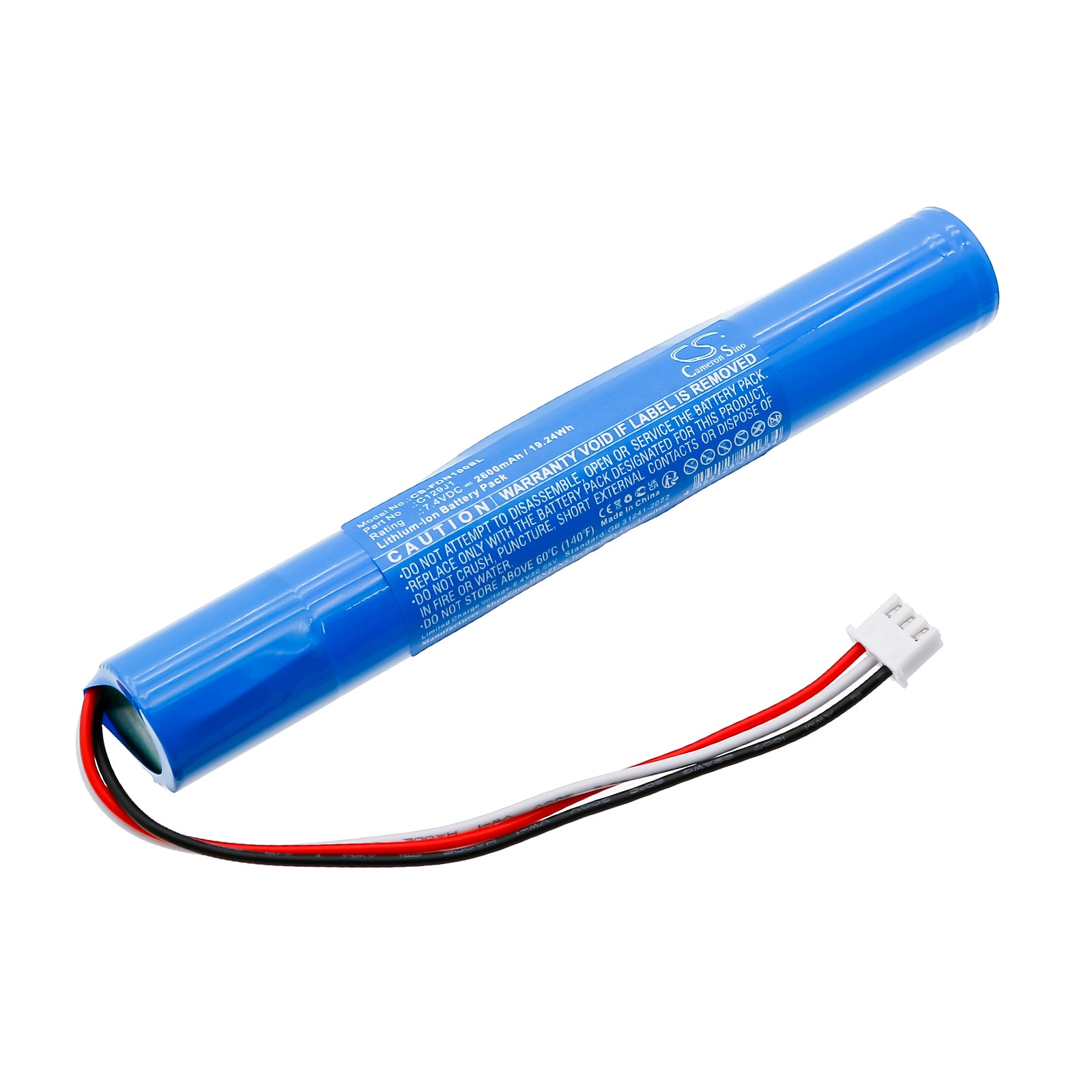 7.4V, Li-ion, 2600mAh, Battery fits Fender Newport, 19.24Wh Speaker Cameron Sino Technology Limited