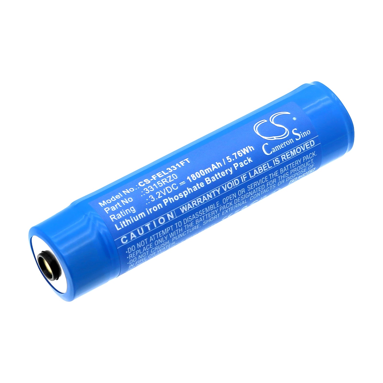LiFePO4, Flashlight Battery fits Pelican 3315r, 3315r-ra, 3.2V, 1800mAh Flashlight Cameron Sino Technology Limited