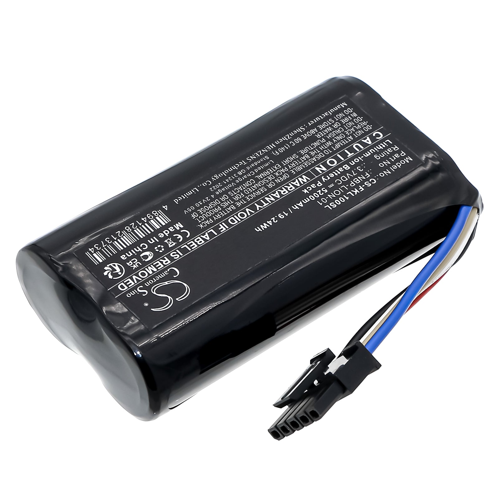 3.7V, Li-ion, 5200mAh, Battery fits Fluke LIQ-100, LIQ-100-IE, 19.24Wh Equipment, Survey, Test Cameron Sino Technology Limited