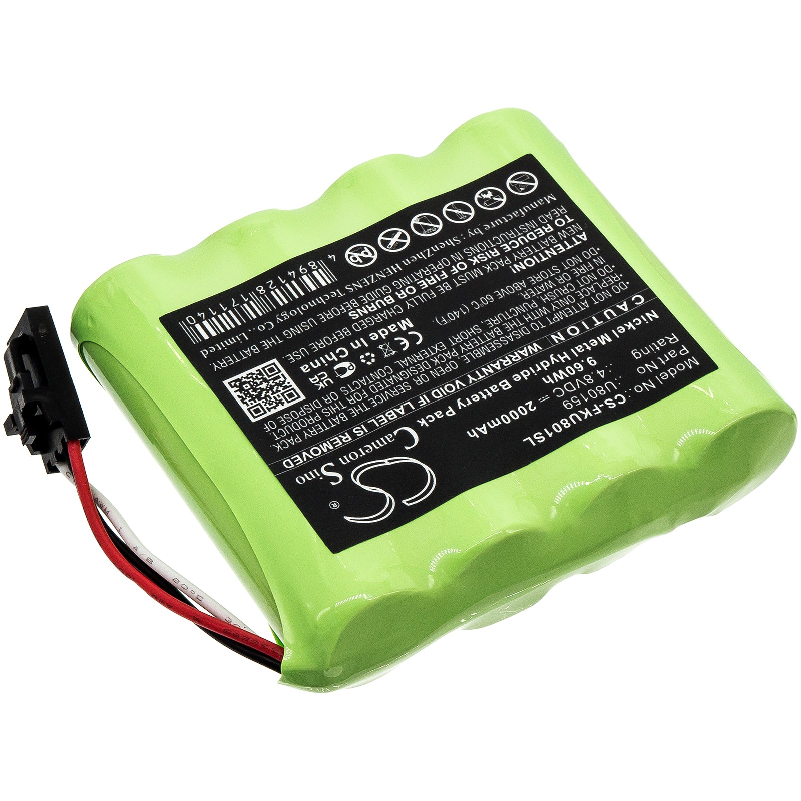 Ni-MH, Equipment, Survey, Test Battery fits Fluke 2411129, 4.8V, 2000mAh Equipment, Survey, Test Cameron Sino Technology Limited
