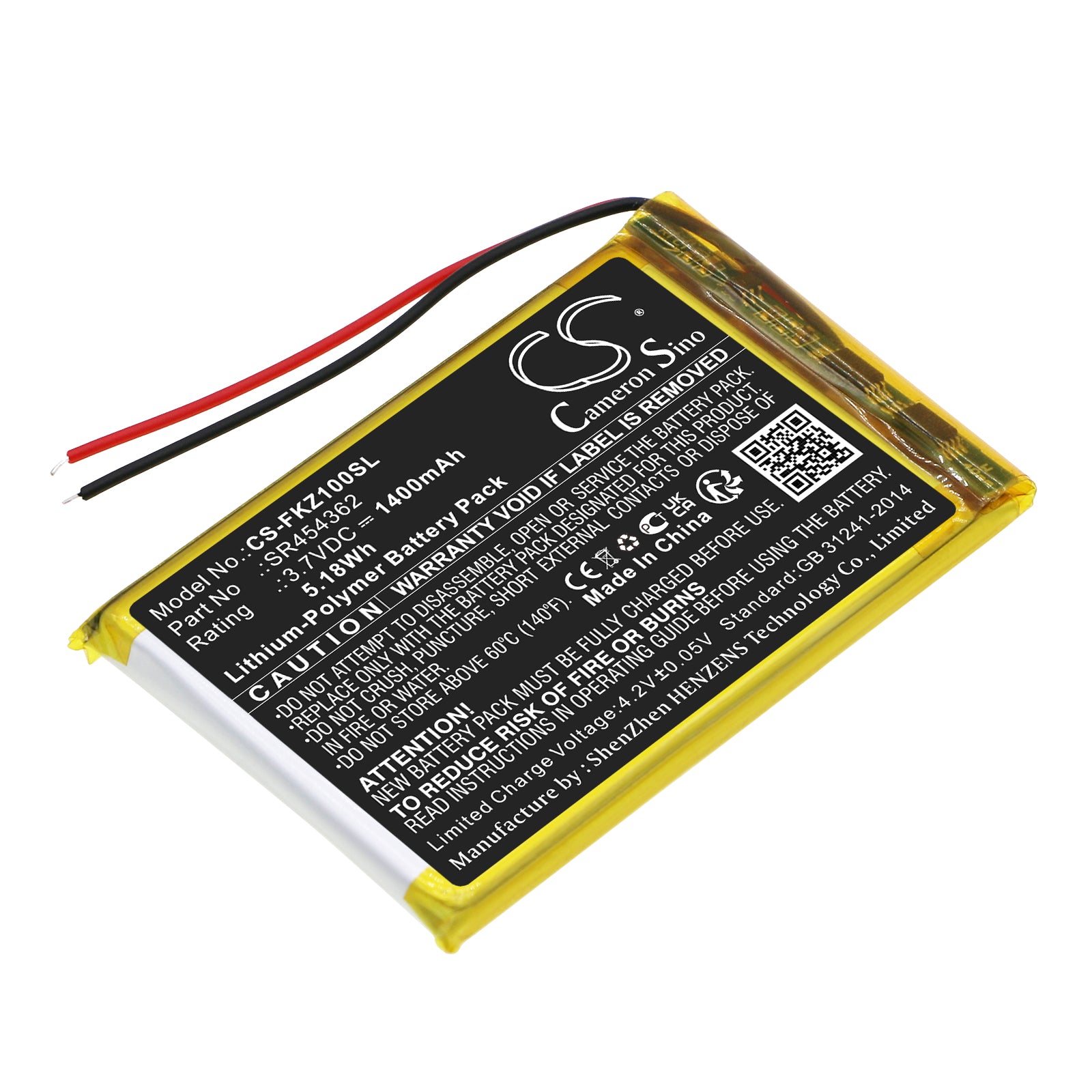 Li-Polymer, GPS, Navigator Battery fits Falk Fa Z10, Neo 620, 3.7V, 1400mAh GPS, Navigator Cameron Sino Technology Limited