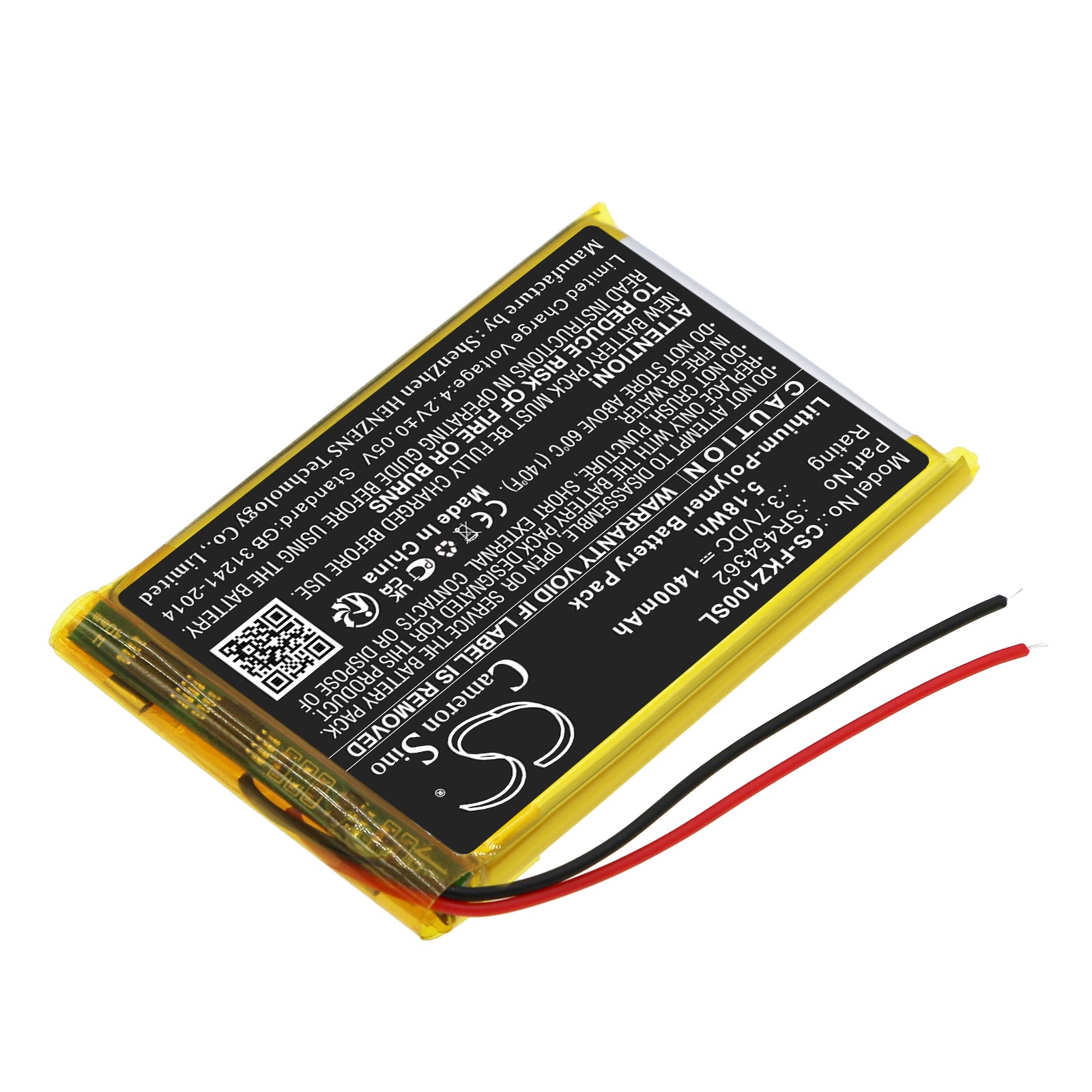 Li-Polymer, GPS, Navigator Battery fits Falk Fa Z10, Neo 620, 3.7V, 1400mAh GPS, Navigator Cameron Sino Technology Limited