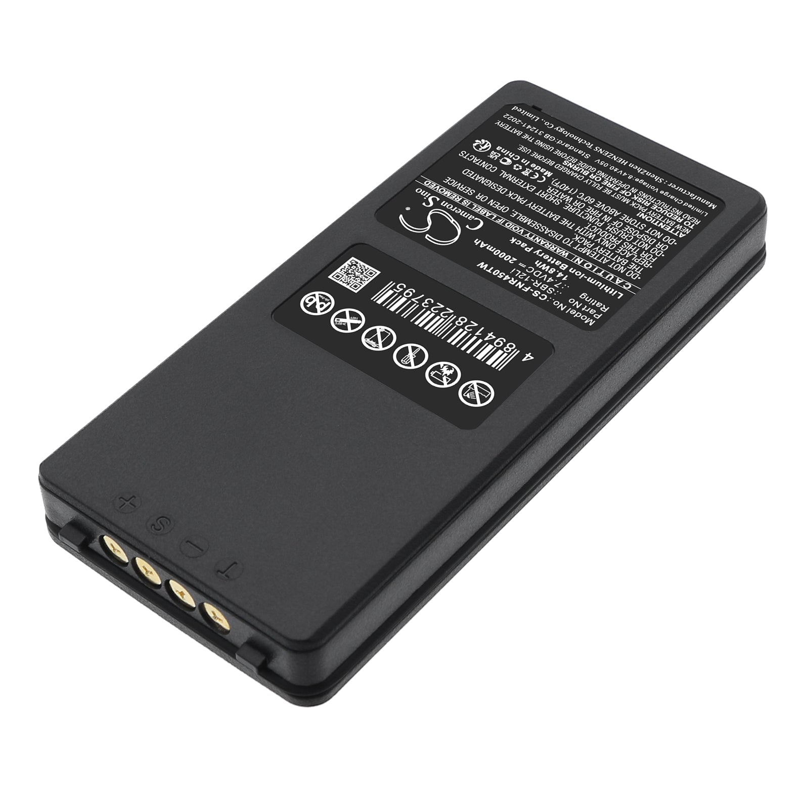 7.4V, Li-ion, 2000mAh, Battery fits AOR AR-DV10 | Yaesu FTA-85L, FTA-450L, 14.8Wh Two-Way Radio Cameron Sino Technology Limited