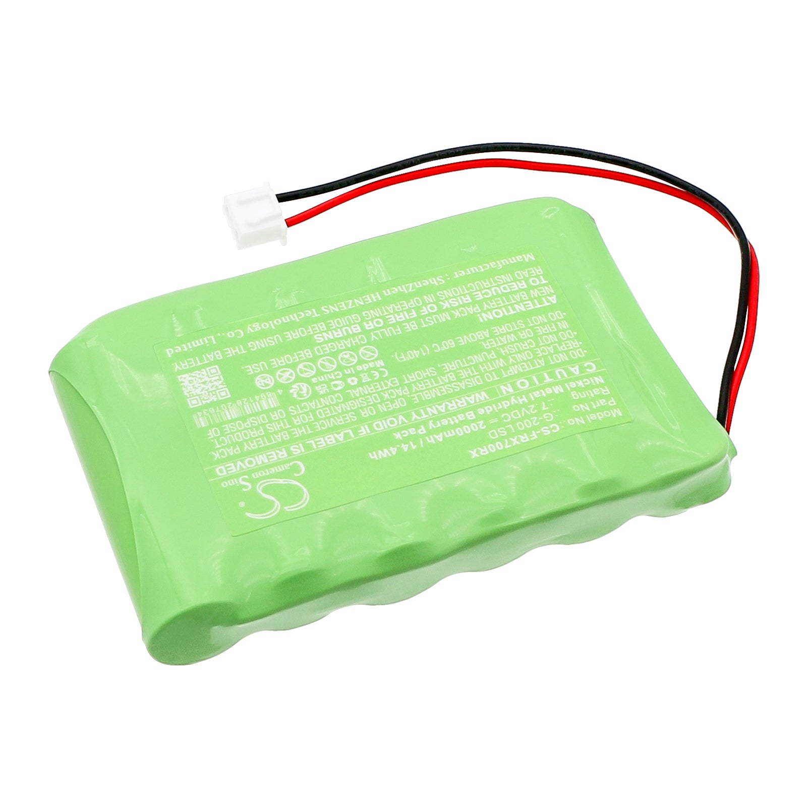 Ni-MH, Remote Controller Battery fits Frsky Taranis Qx 7, Taranis Qx7, 7.2V, 2000mAh Remote Controller Cameron Sino Technology Limited