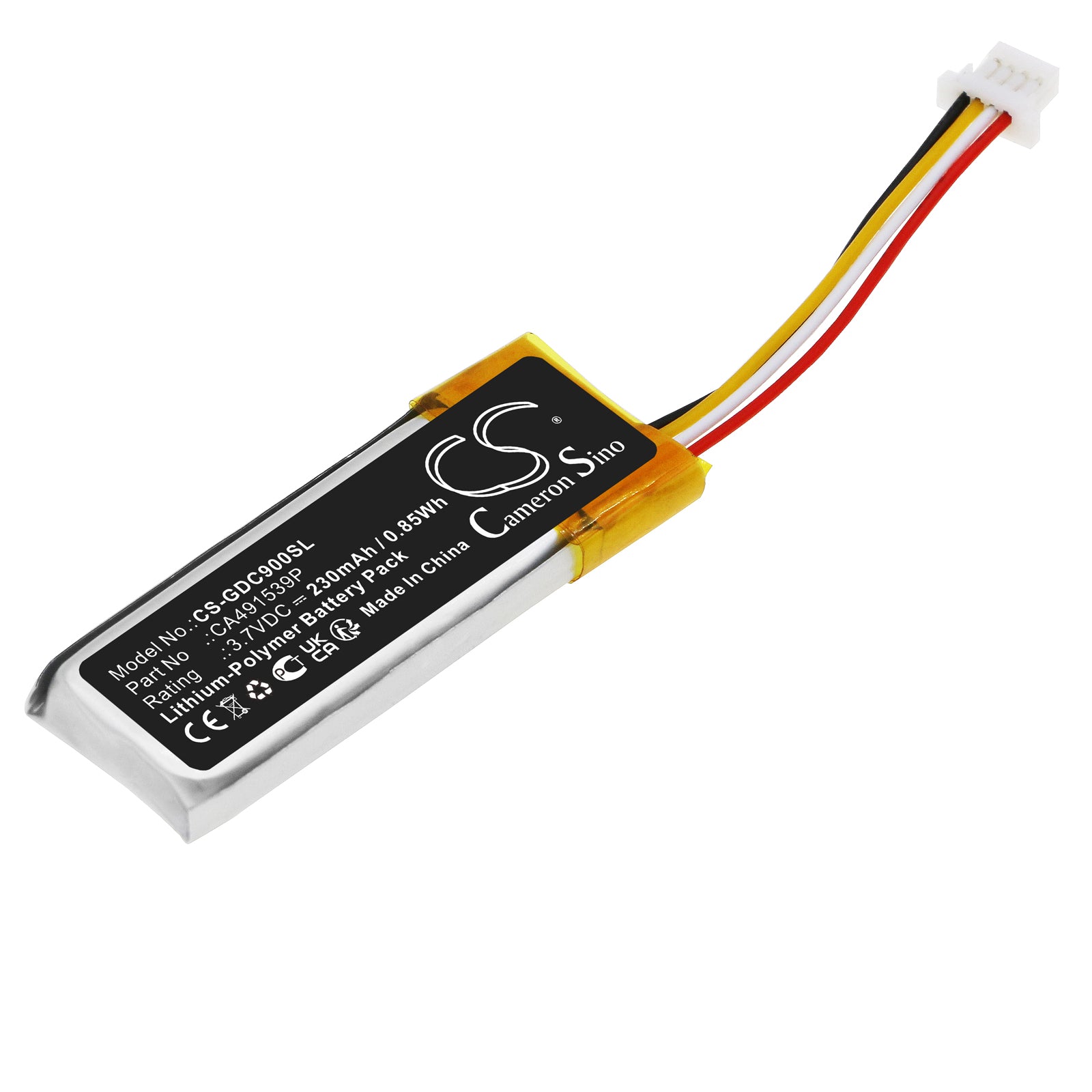 Li-Polymer, VR Battery fits Google D9sca, Daydream Controller, 3.7V, 230mAh VR Cameron Sino Technology Limited