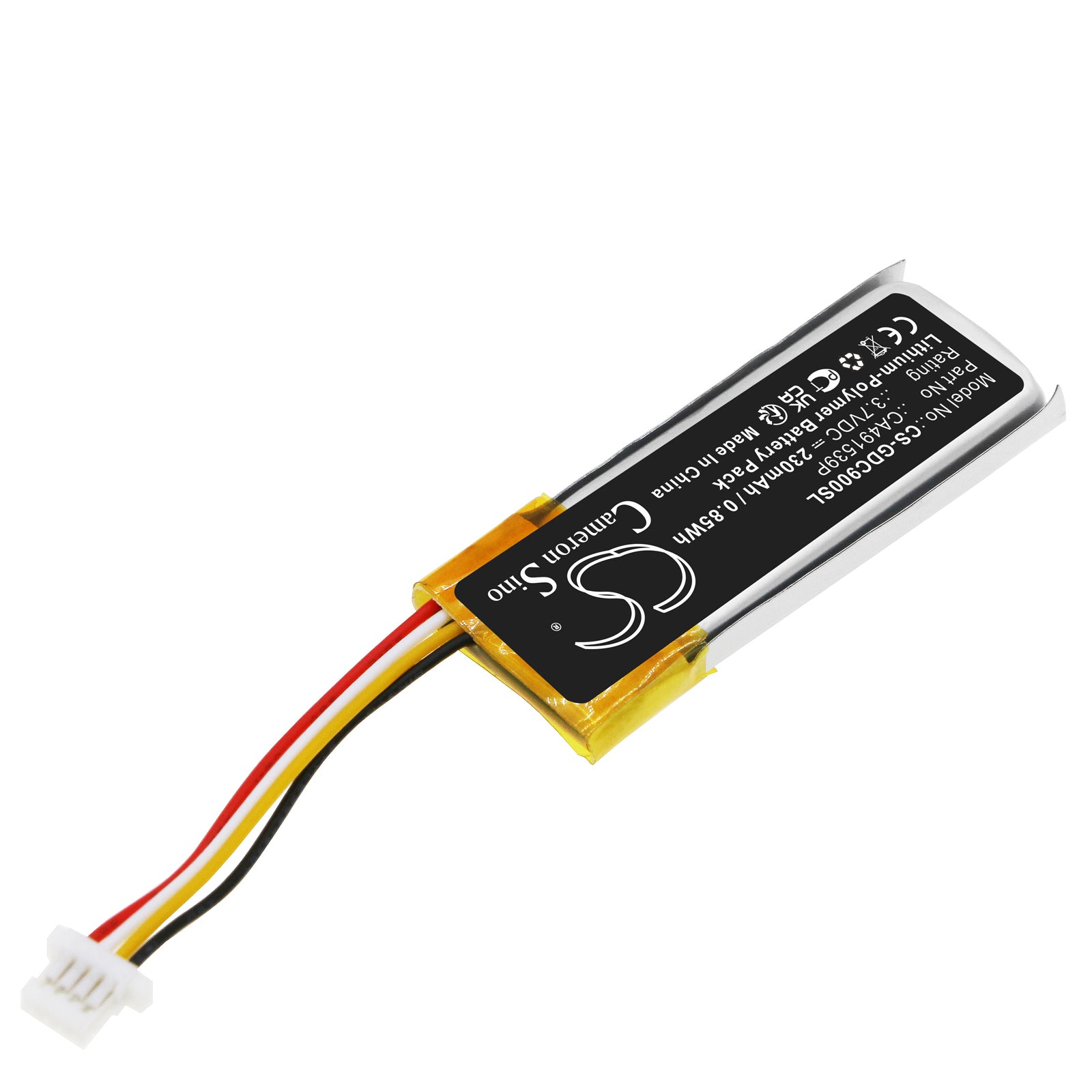 Li-Polymer, VR Battery fits Google D9sca, Daydream Controller, 3.7V, 230mAh VR Cameron Sino Technology Limited