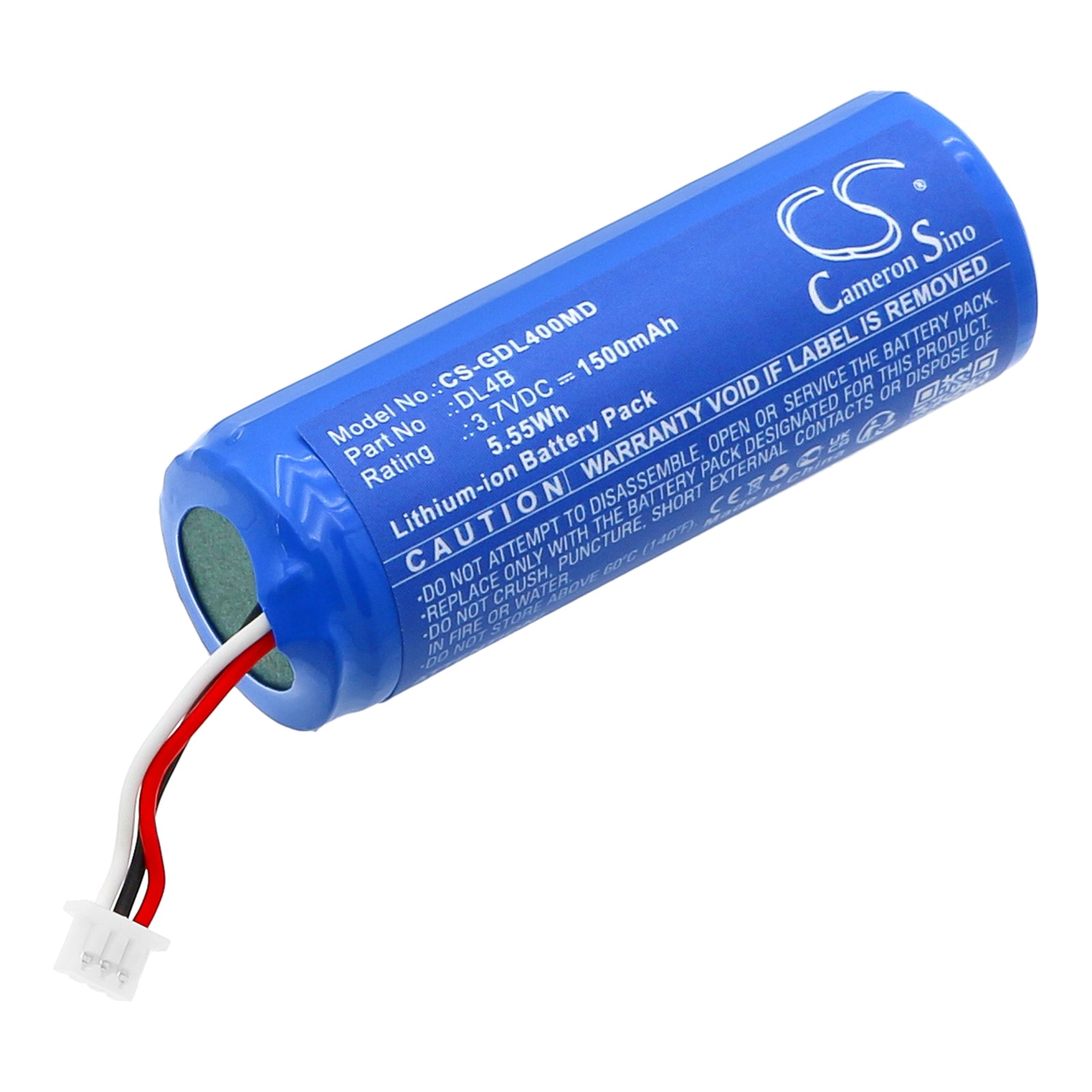 Li-ion, Medical Battery fits 3gen Dermlite 4, Dermlite Dl4w, 3.7V, 1500mAh Medical Cameron Sino Technology Limited