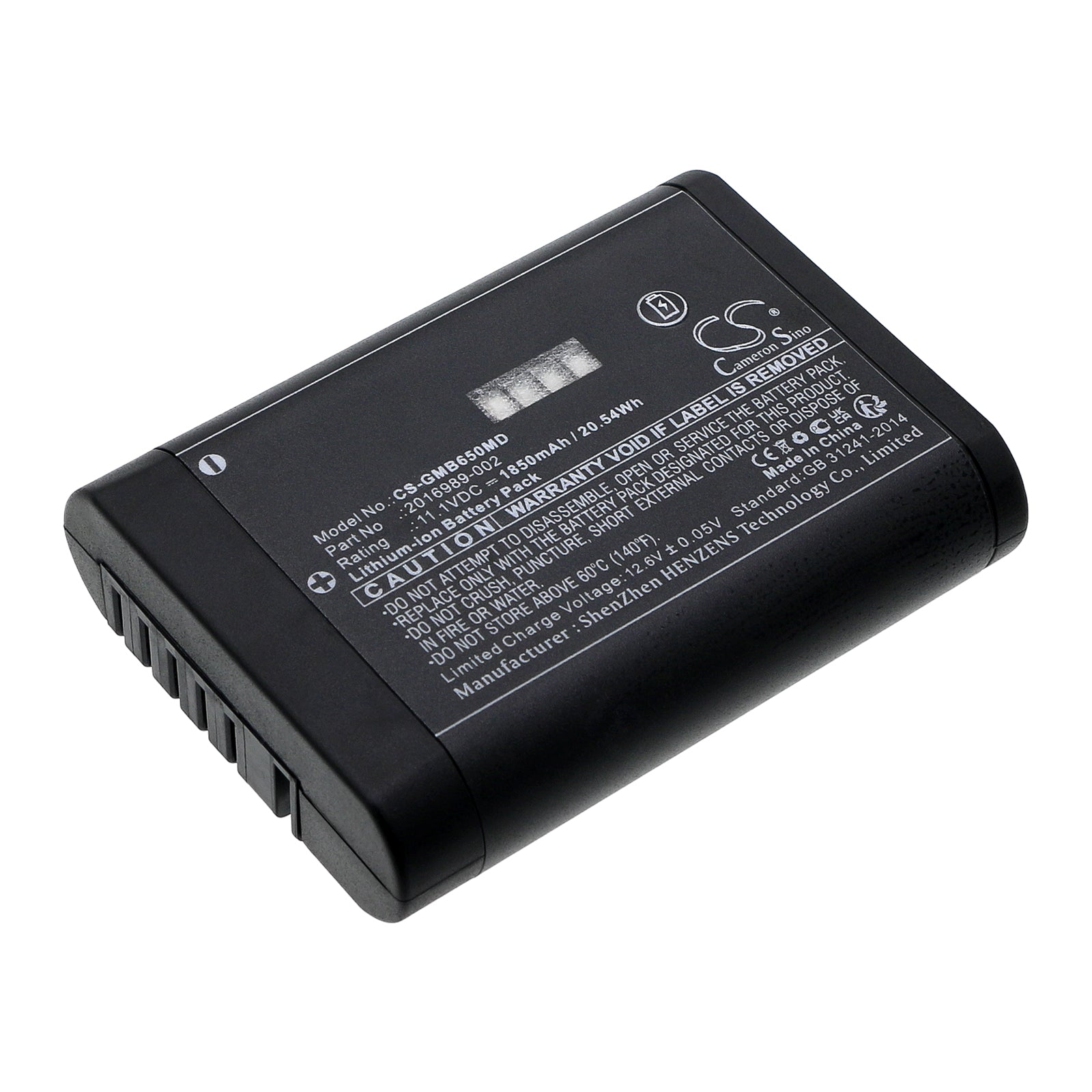 Li-ion, Medical Battery fits Ge B650, B850, 11.1V, 1850mAh Medical Cameron Sino Technology Limited