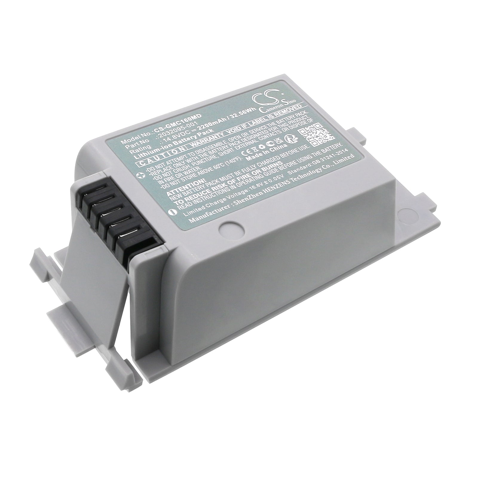 Li-ion, Medical Battery fits Ge Ecg Mac 1600, Mac 1600, 14.8V, 2200mAh Medical Cameron Sino Technology Limited