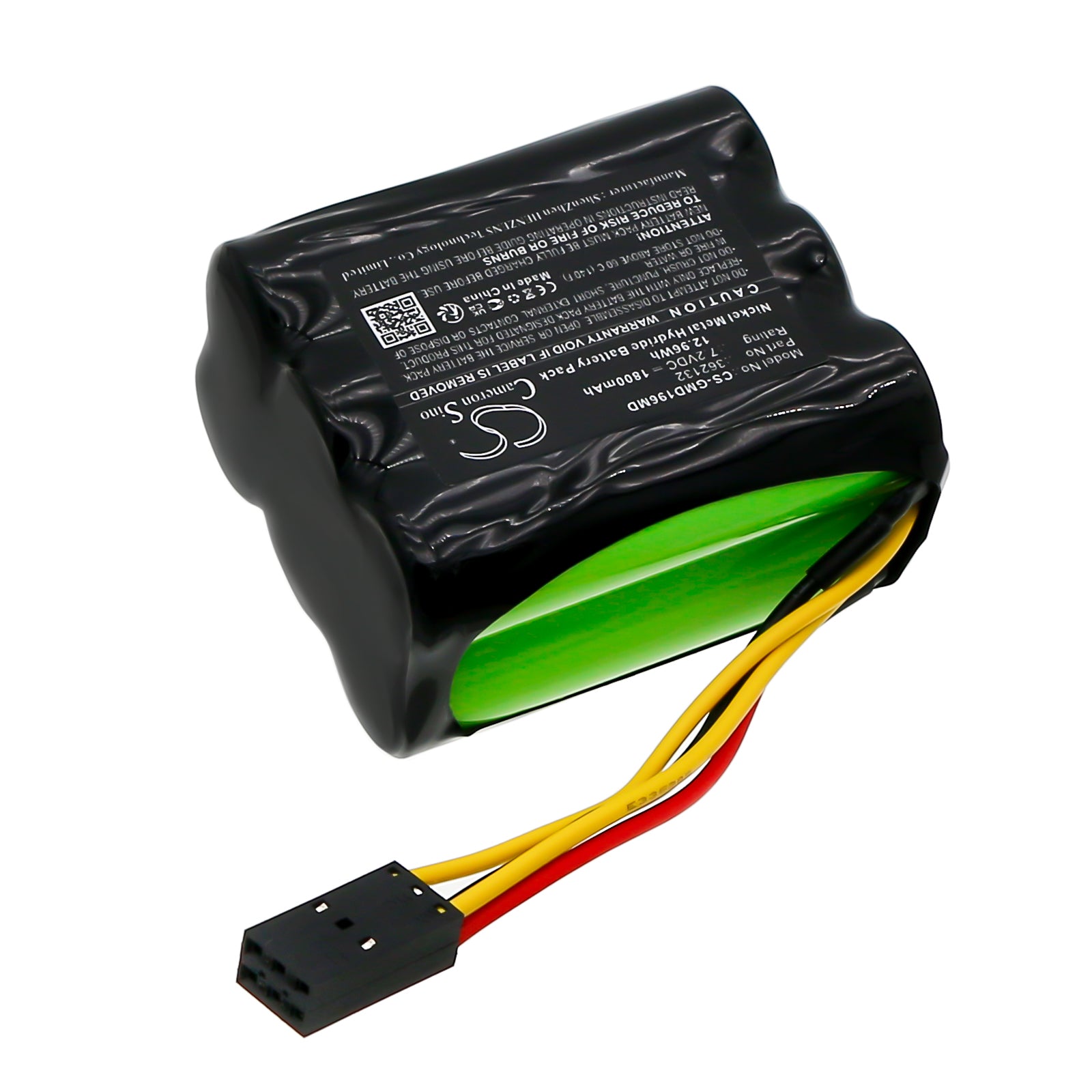 7.2V, Ni-MH, 1800mAh, Battery fits GretagMacbeth Densitometer D196, Densitometer D19C, 12.96Wh Medical Cameron Sino Technology Limited