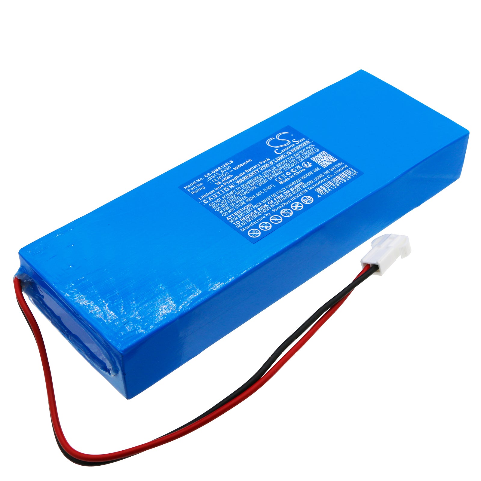 LiFePO4, Solar Battery Battery fits Gama Sonic Solar Lighting Fixtures, 12.8V, 3000mAh Solar Battery Cameron Sino Technology Limited