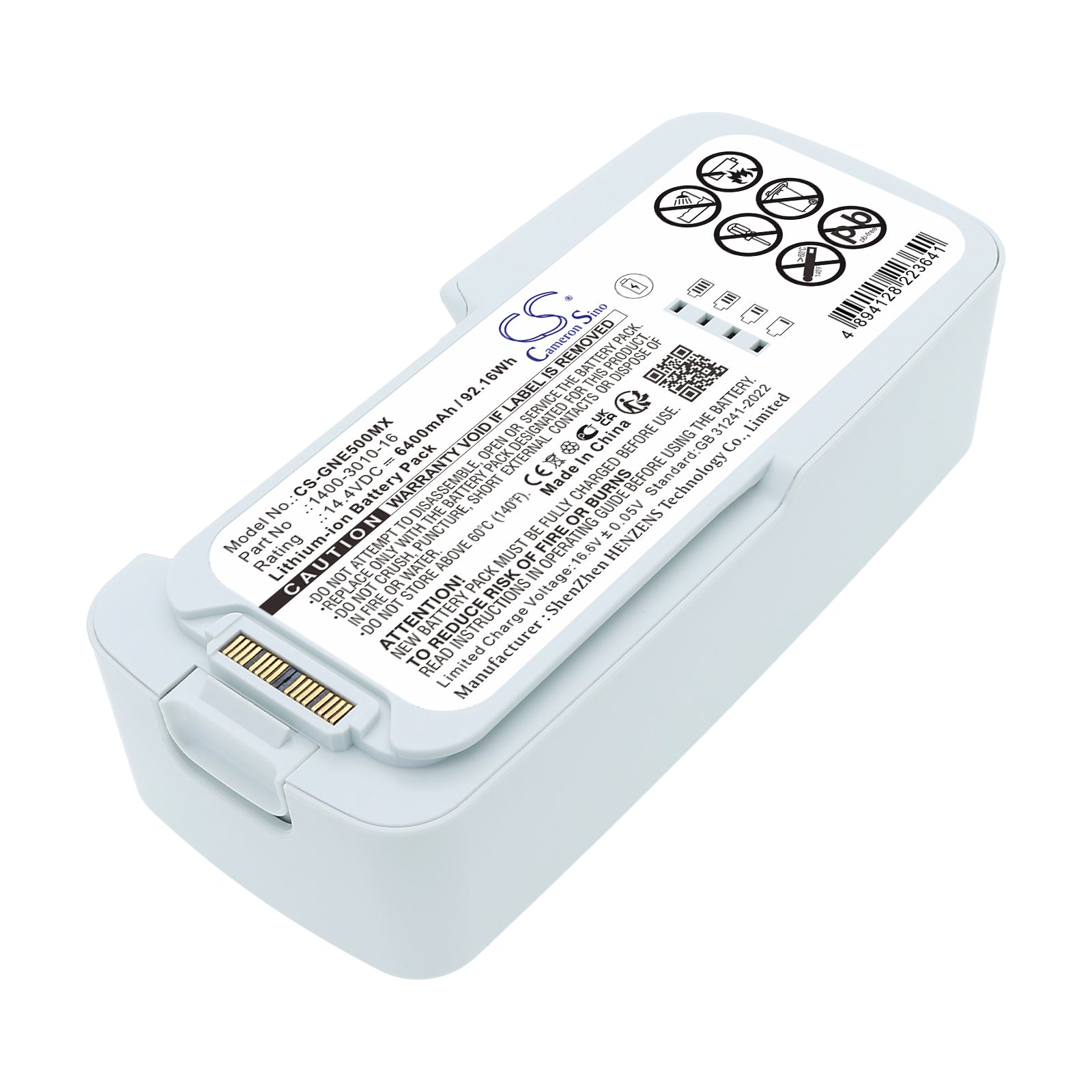 14.4V, Li-ion, 6400mAh, Battery fits Inogen One G5, Rove 6, 92.16Wh Medical Cameron Sino Technology Limited