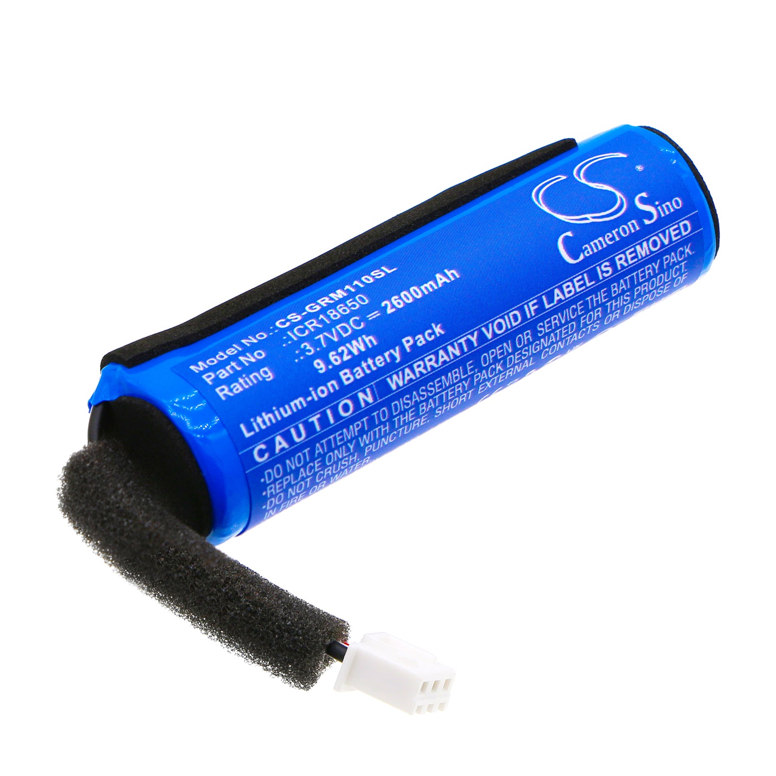 Li-ion, Speaker Battery fits Groove Onn Aaagry100006889, Medium Rugged_led, 3.7V, 2600mAh Speaker Cameron Sino Technology Limited