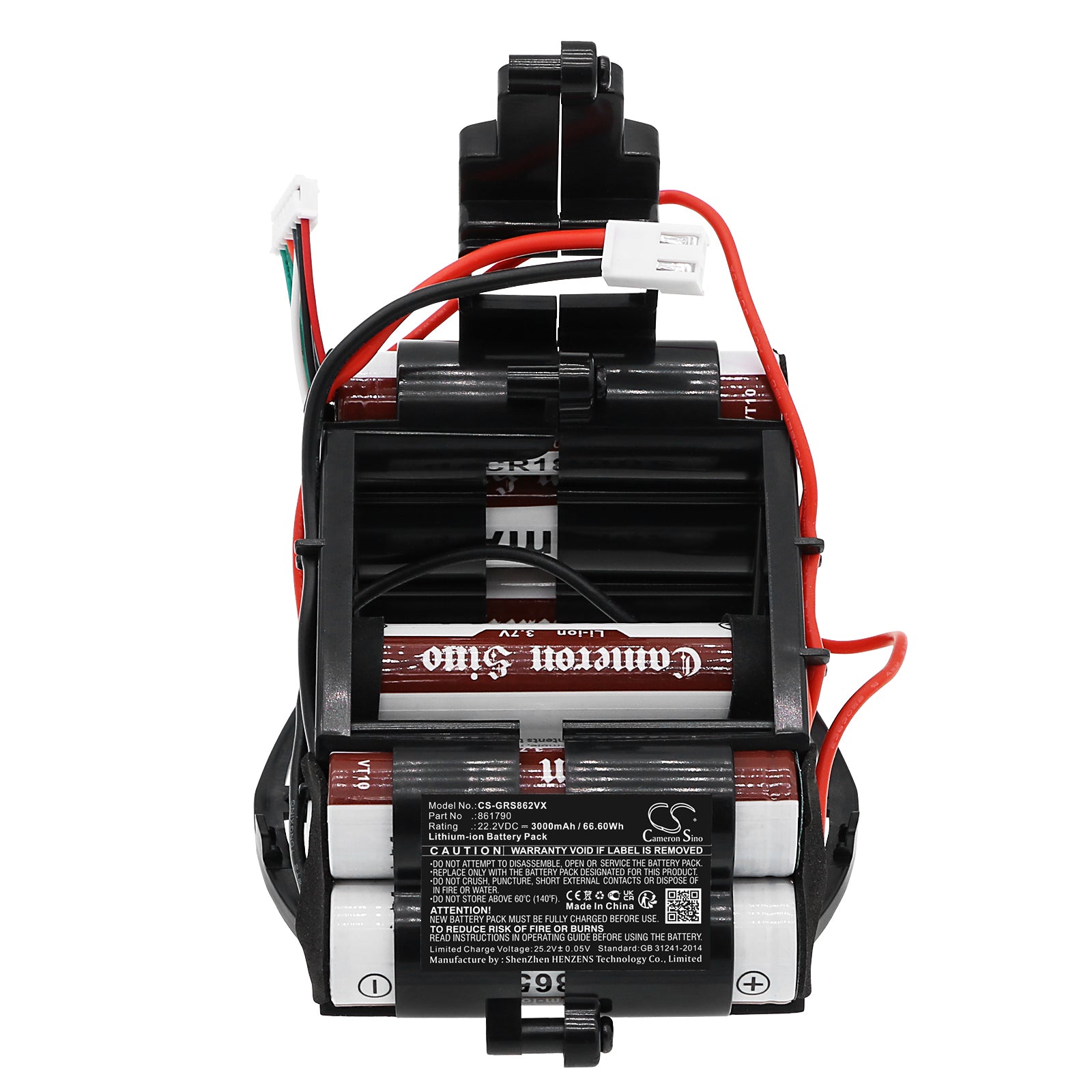 Li-ion, Vacuum Battery fits Gorenje Svc216fbks, Svc216fgd, 22.2V, 3000mAh Vacuum Cameron Sino Technology Limited