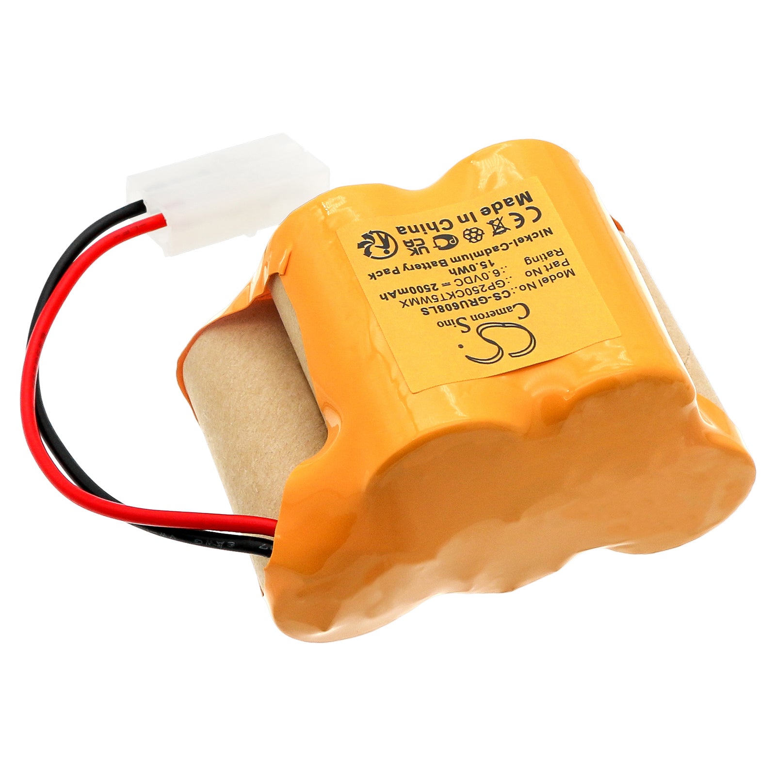 Ni-CD, Emergency Lighting Battery fits Legrand 608-92, 6.0V, 2500mAh Emergency Lighting Cameron Sino Technology Limited