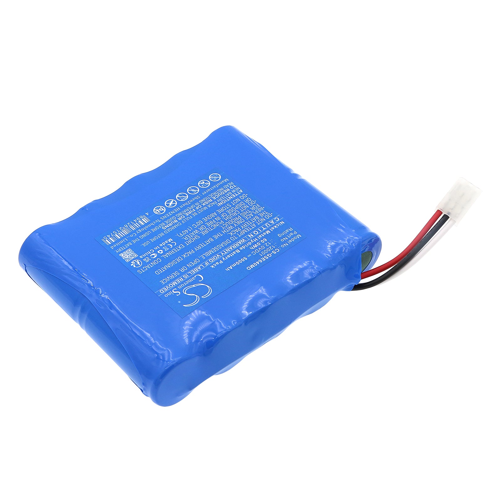 12V, Ni-MH, 5000mAh, Battery fits Genesis Sealer Rapid Seal SE640, 60Wh Medical Cameron Sino Technology Limited