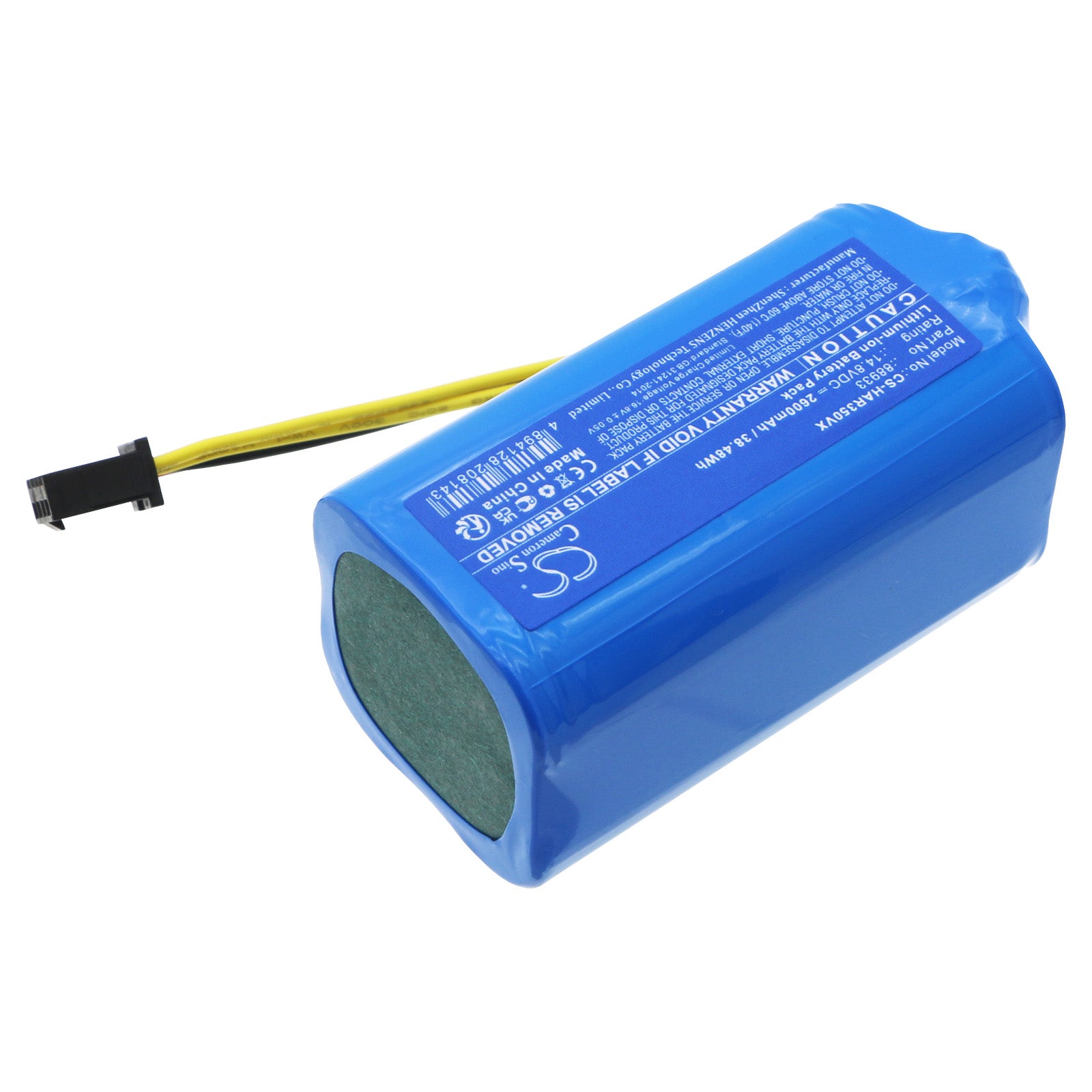 Li-ion, Vacuum Battery fits Haier Hb-qt35bsc, J3500, 14.8V, 2600mAh Vacuum Cameron Sino Technology Limited
