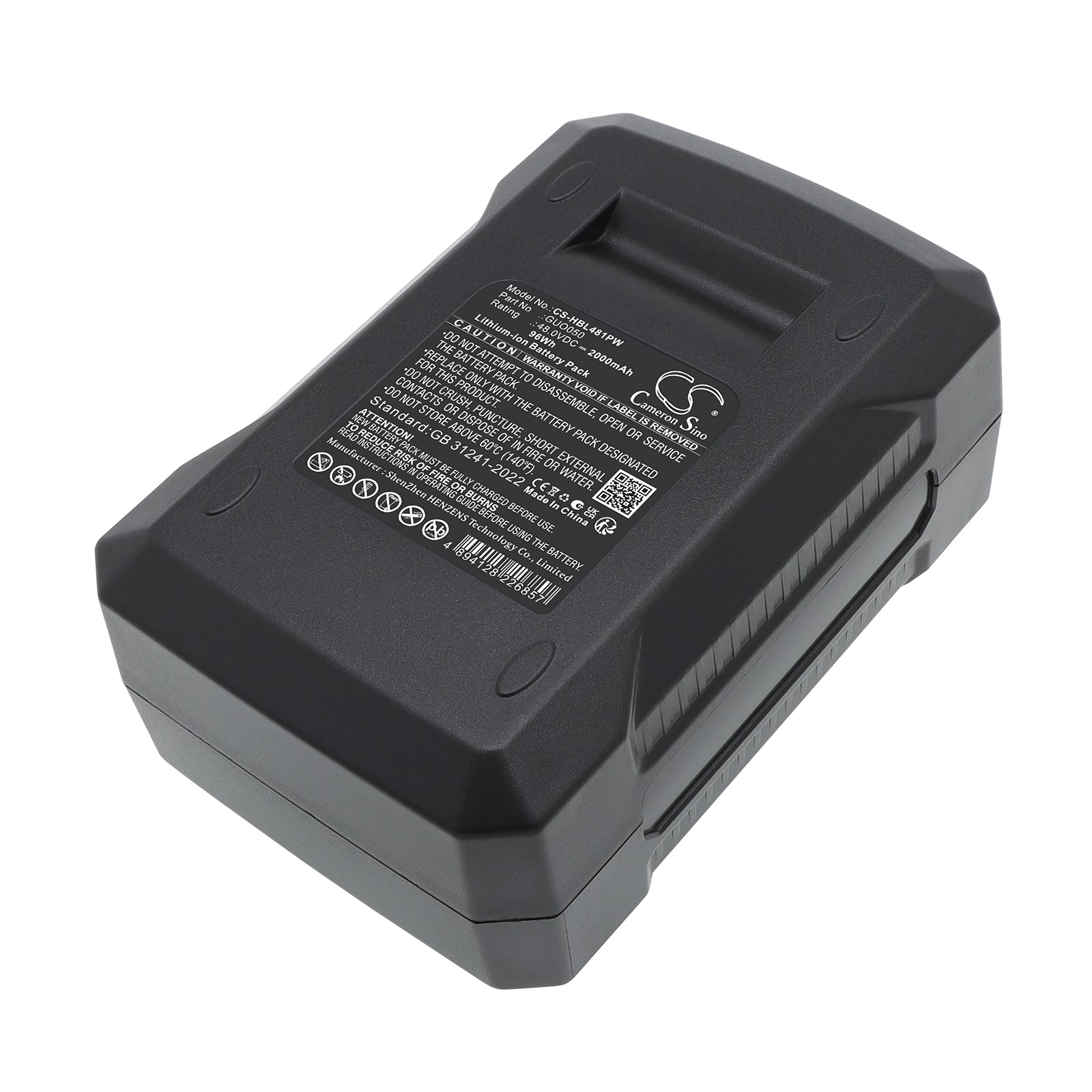 48V, Li-ion, 2000mAh, Battery fits SuperHandy 3 Wheel Power Mobility Scooter Plus, 96Wh Electric Scooter Cameron Sino Technology Limited
