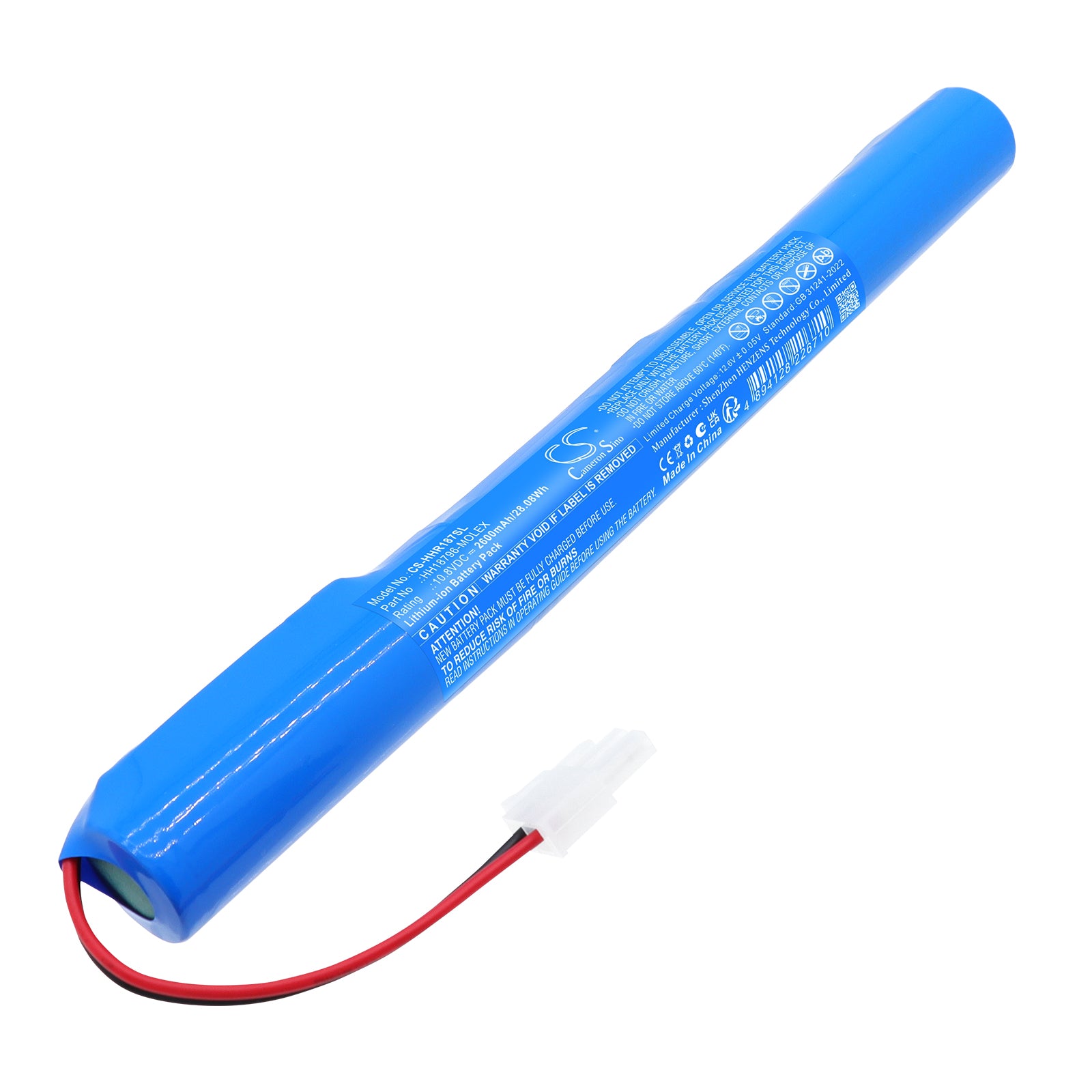 10.8V, Li-ion, 2600mAh, Battery fits Heim & Haus 18796, Rolladenantrieb, 28.08Wh Smart Home Cameron Sino Technology Limited