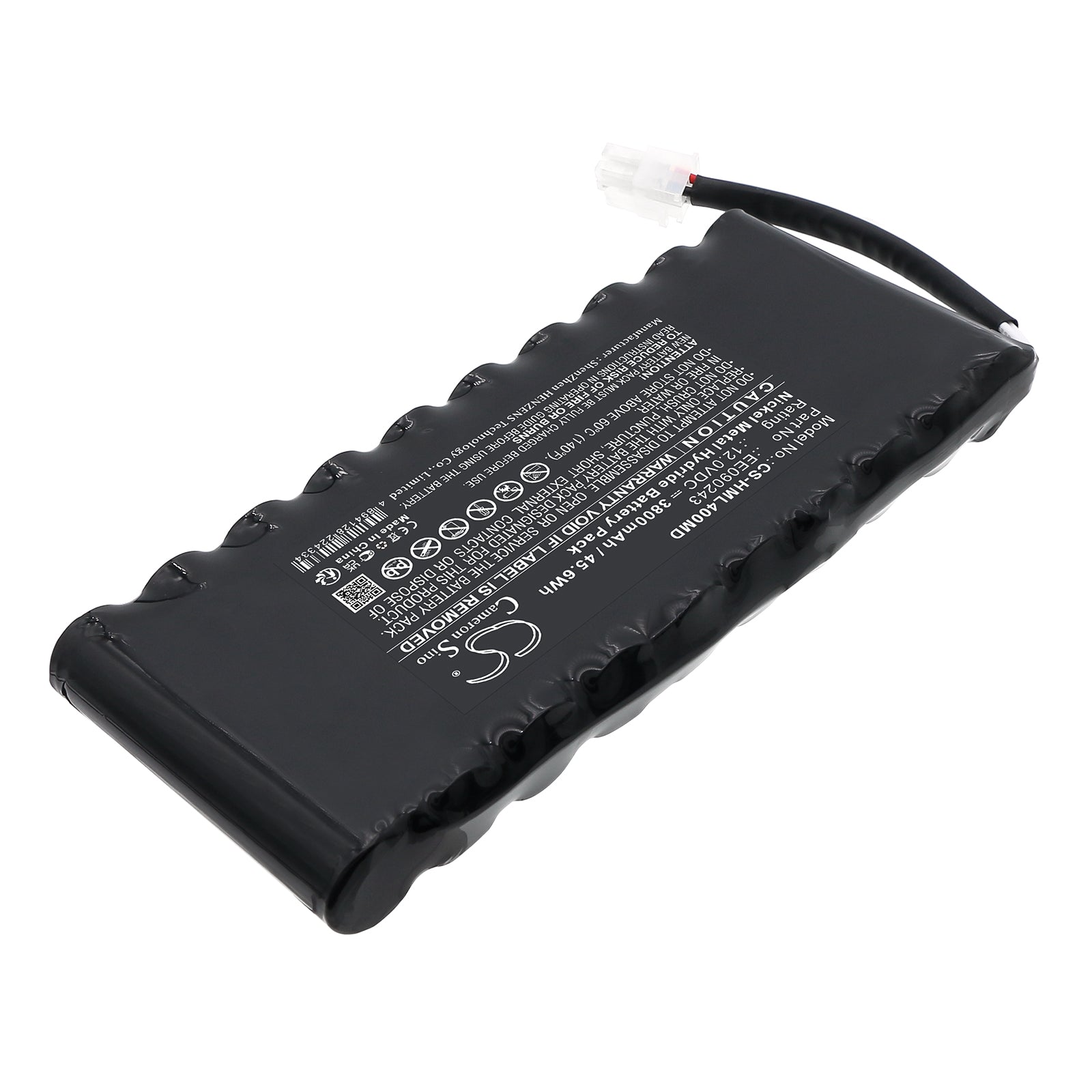 12V, Ni-MH, 3800mAh, Battery fits HME Lifepulse 400, 45.6Wh Medical Cameron Sino Technology Limited