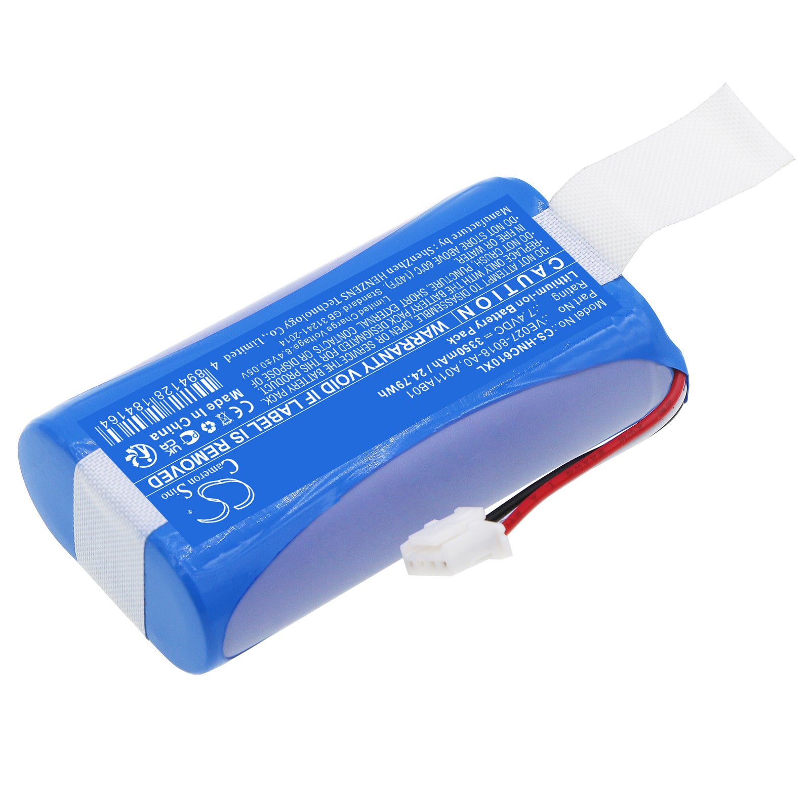 Li-ion, Tablet Battery fits Intermec 1011cm01, Cv61, 7.4V, 3350mAh Tablet Cameron Sino Technology Limited