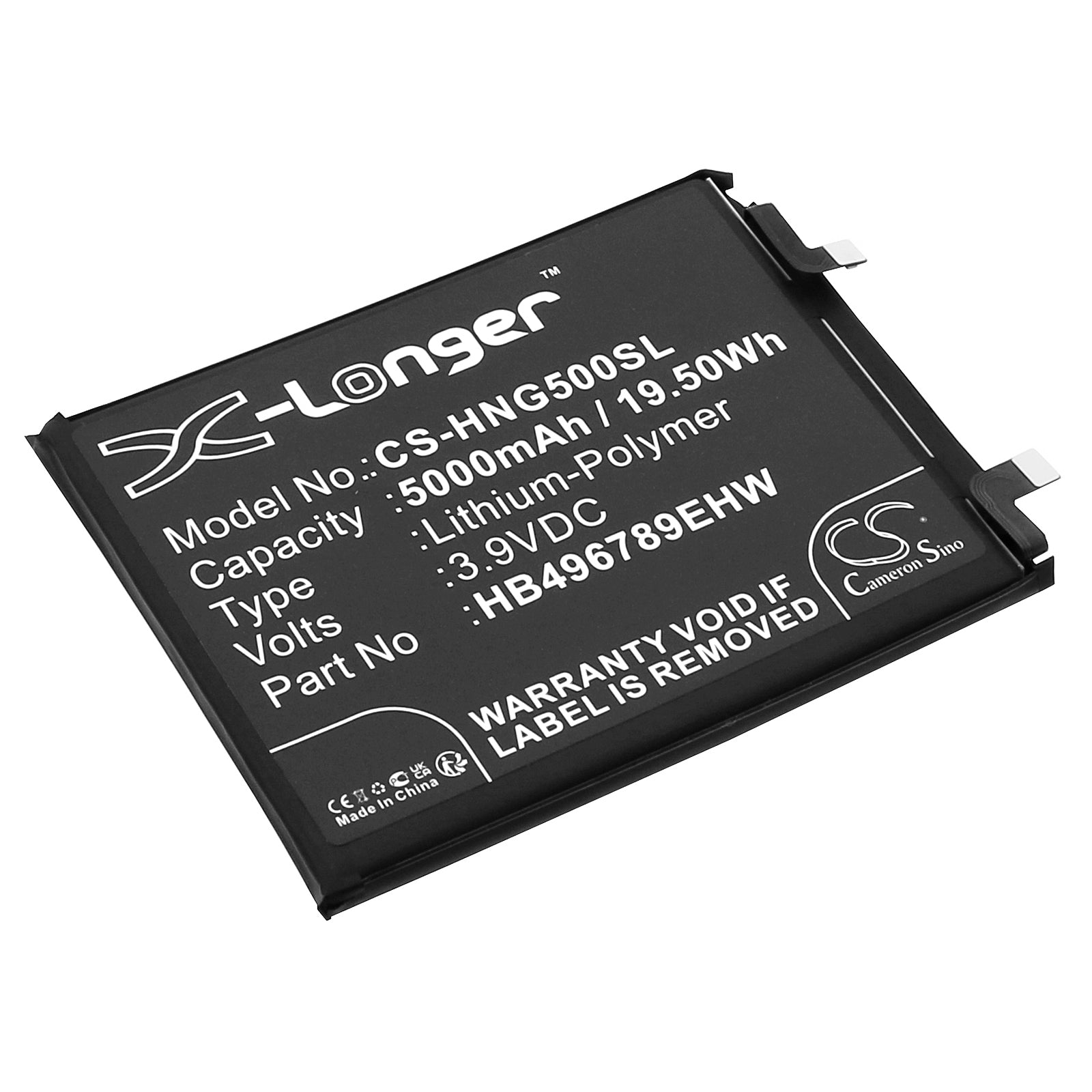 Li-Polymer, Mobile, SmartPhone Battery fits Honor Magic 5, 3.9V, 5000mAh Mobile, SmartPhone Cameron Sino Technology Limited