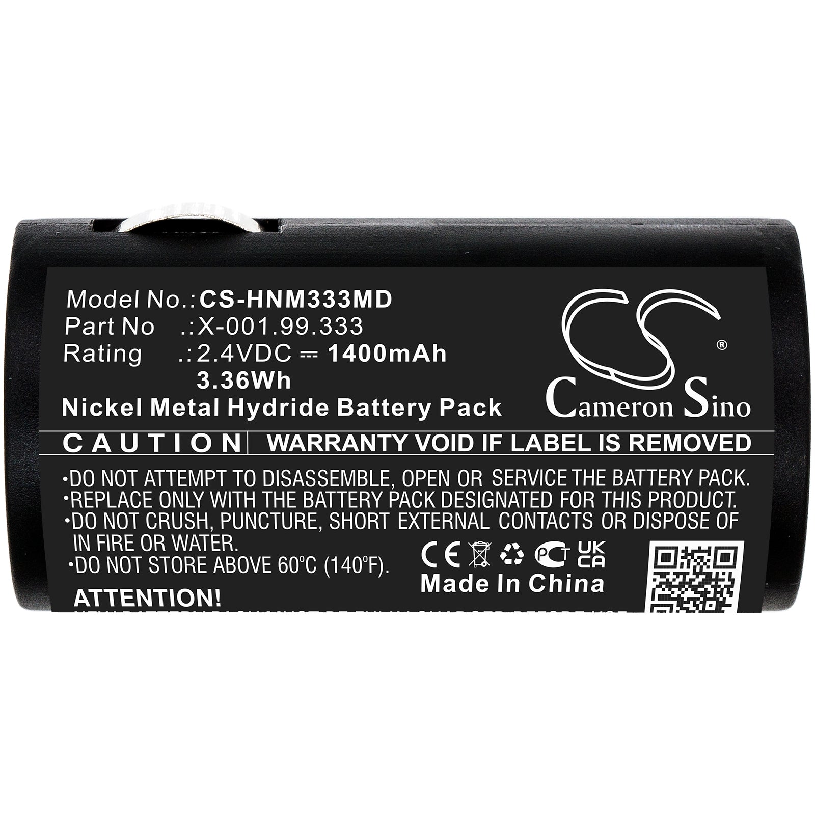 Ni-MH, Medical Battery fits Heine Old S2z Handles, 2.4V, 1400mAh Medical Cameron Sino Technology Limited