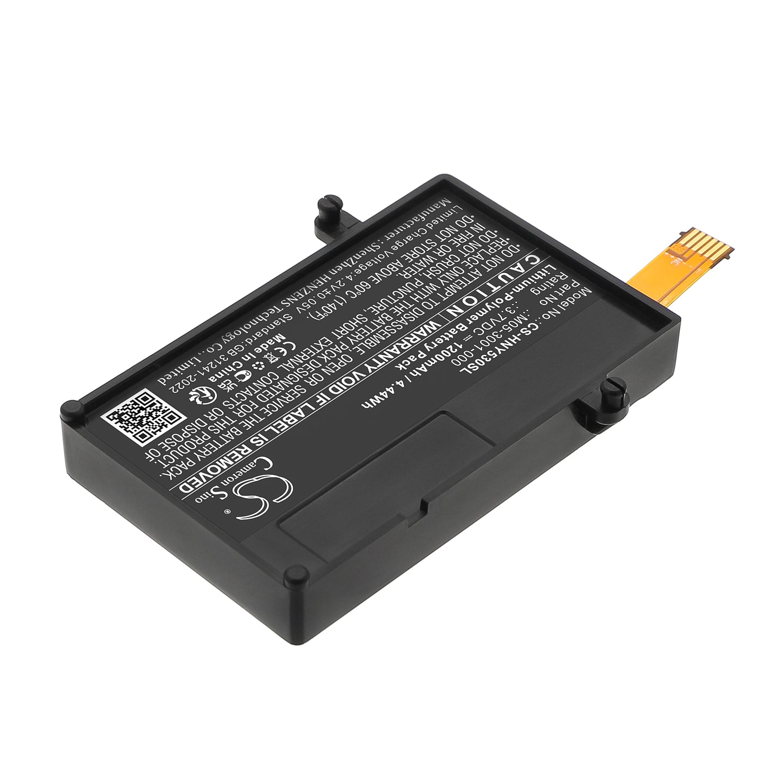 3.7V, Li-Polymer, 1200mAh, Battery fits Honeywell BW Icon + 4 Gas Detector H2S CO O2 & LEL, Flex, 4.44Wh Equipment, Survey, Test Cameron Sino Technology Limited