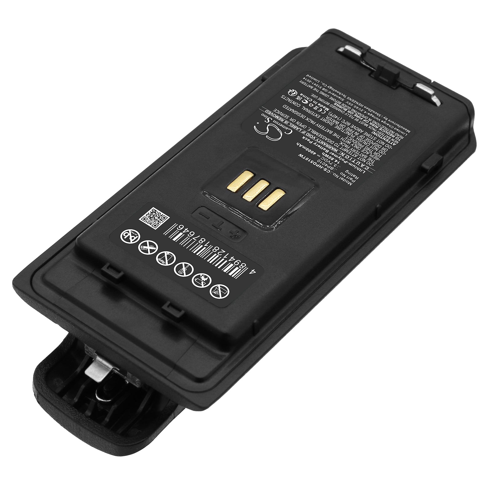 Li-Polymer, Two-Way Radio Battery fits Hytera Ap510, Ap515, 3.7V, 4000mAh Two-Way Radio Cameron Sino Technology Limited