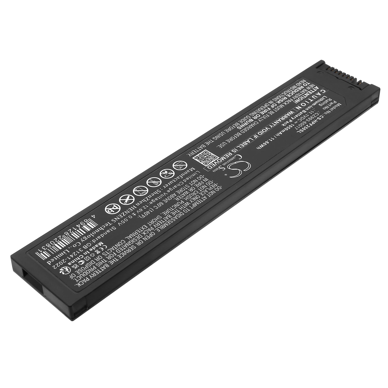 11.1V, Li-ion, 1050mAh, Battery fits HP HP OfficeJet 200 Mobile Printer, OfficeJet 250 Mobile Printer, 11.66Wh Printer Cameron Sino Technology Limited