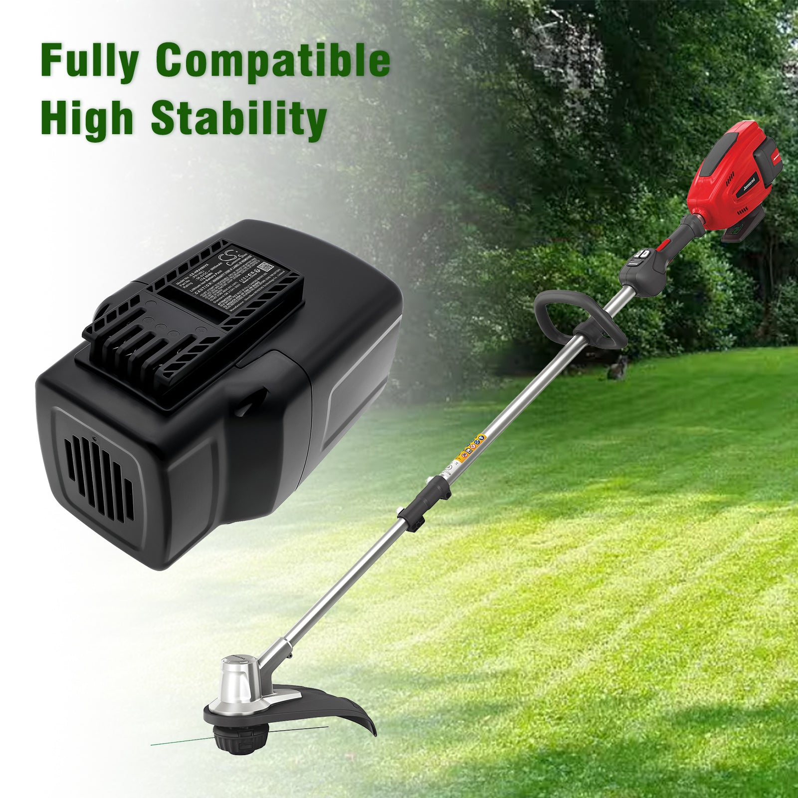 58V, Li-ion, 3000mAh, Battery fits Jonsered CC16i, CC16i String Trimmer, 174Wh Lawn Mowers Cameron Sino Technology Limited