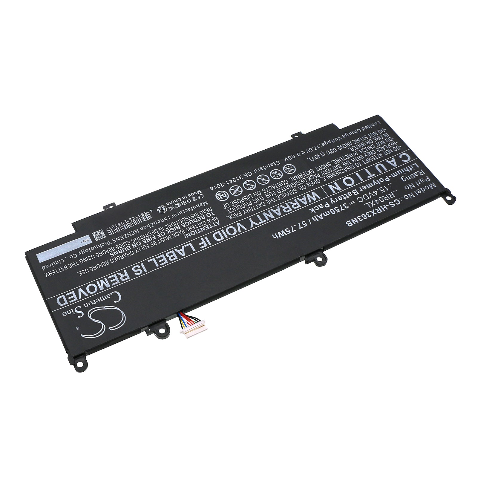 Li-Polymer, Notebook, Laptop Battery fits Hp Spectre X360 13-4107no, Spectre X360 13-4120nl, 15.4V, 3750mAh Notebook, Laptop Cameron Sino Technology Limited