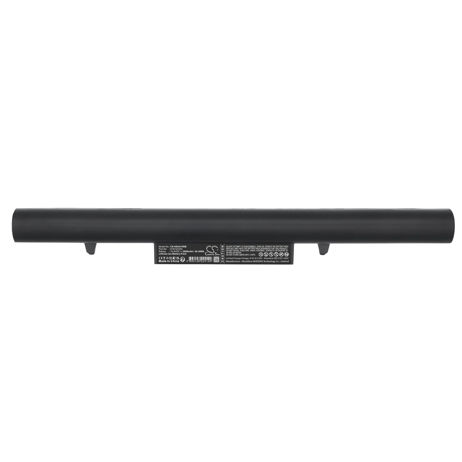 14.8V, Li-ion, 2600mAh, Battery fits Shinelon A40D-345HN, A40D-541HD, 38.48Wh Notebook, Laptop Cameron Sino Technology Limited