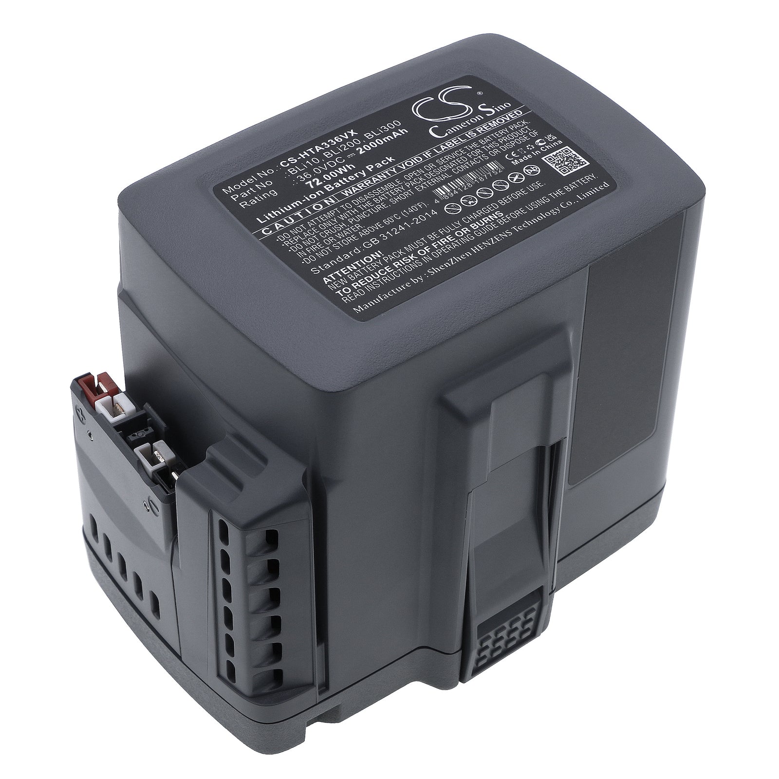 Li-ion, Lawn Mowers Battery fits Husqvarna 110il, 115ihd45, 36.0V, 2000mAh Lawn Mowers Cameron Sino Technology Limited