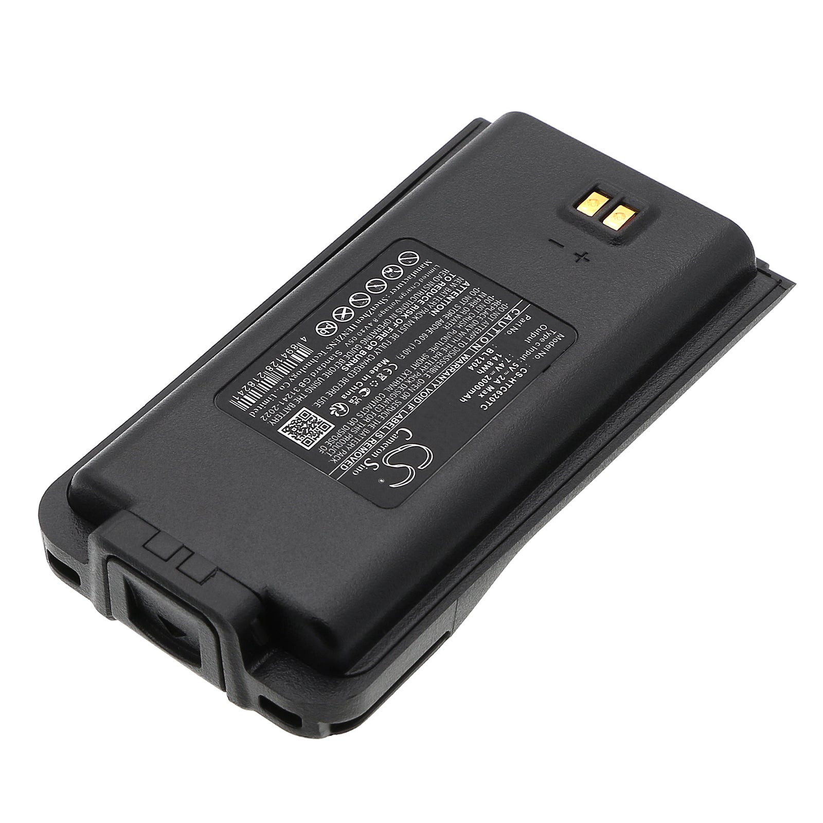 7.4V, Li-ion, 2000mAh, Battery fits HYT TC-610, TC-610P, 14.8Wh Two-Way Radio Cameron Sino Technology Limited