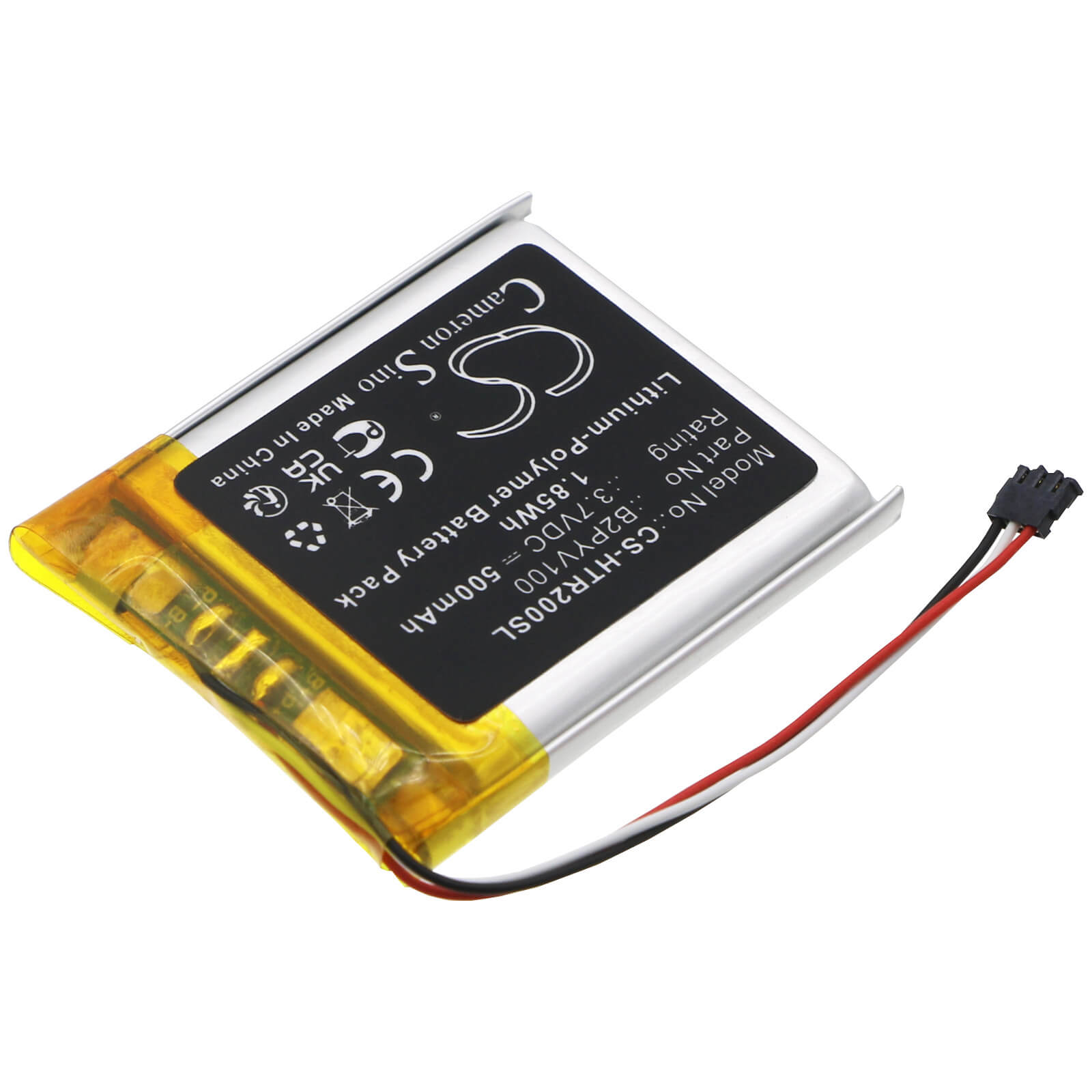 Li-Polymer Battery fits Htc, Vive Tracker, Htc 3.85V, 500mAh VR Cameron Sino Technology Limited
