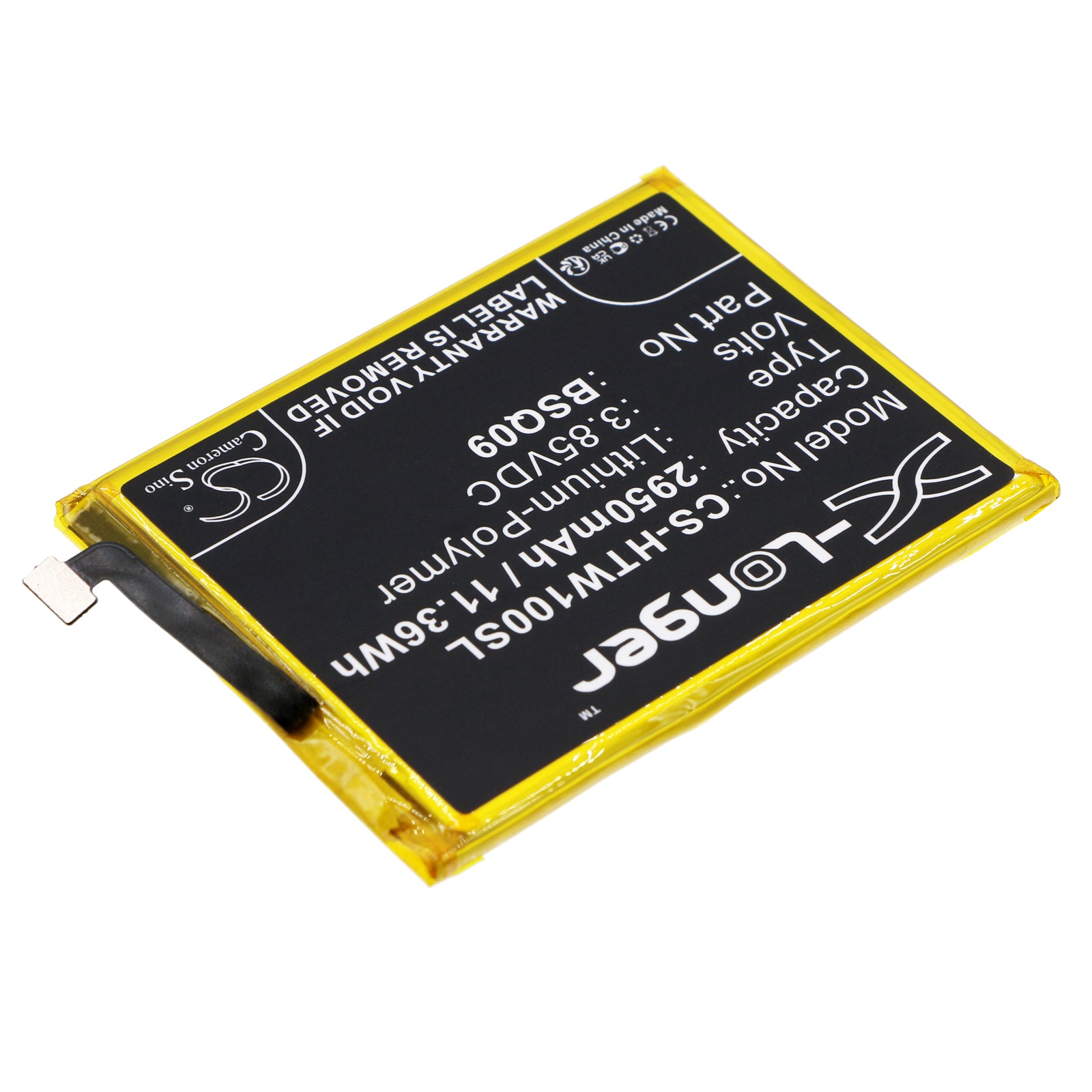 Li-Polymer, Mobile, SmartPhone Battery fits Htc Wildfire E1, Wildfire E1 Plus, 3.85V, 2950mAh Mobile, SmartPhone Cameron Sino Technology Limited