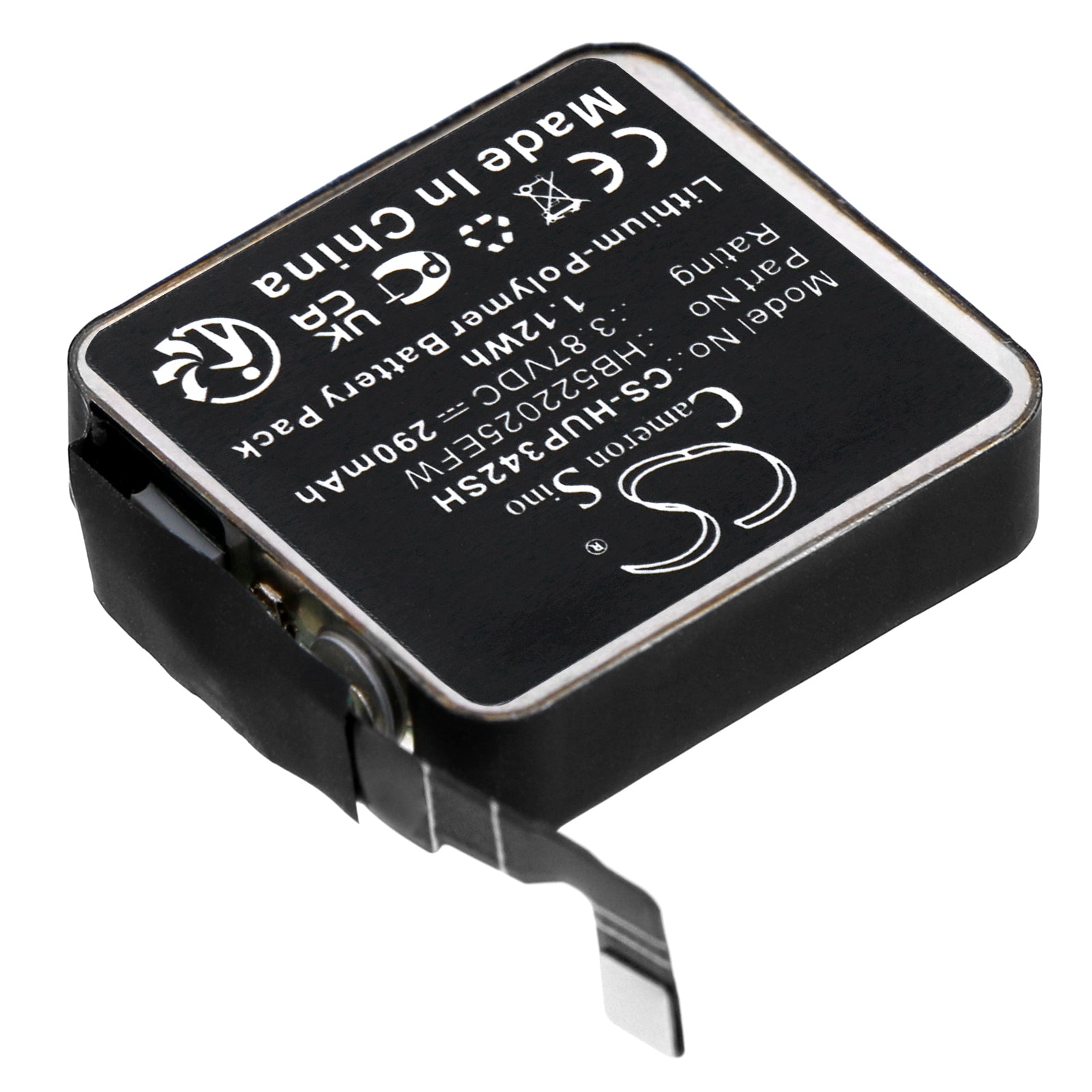 Li-Polymer, Smartwatch Battery fits Huawei Watch Gt3 42mm, Watch Gt3 Pro 42mm, 3.87V, 290mAh Smartwatch Cameron Sino Technology Limited