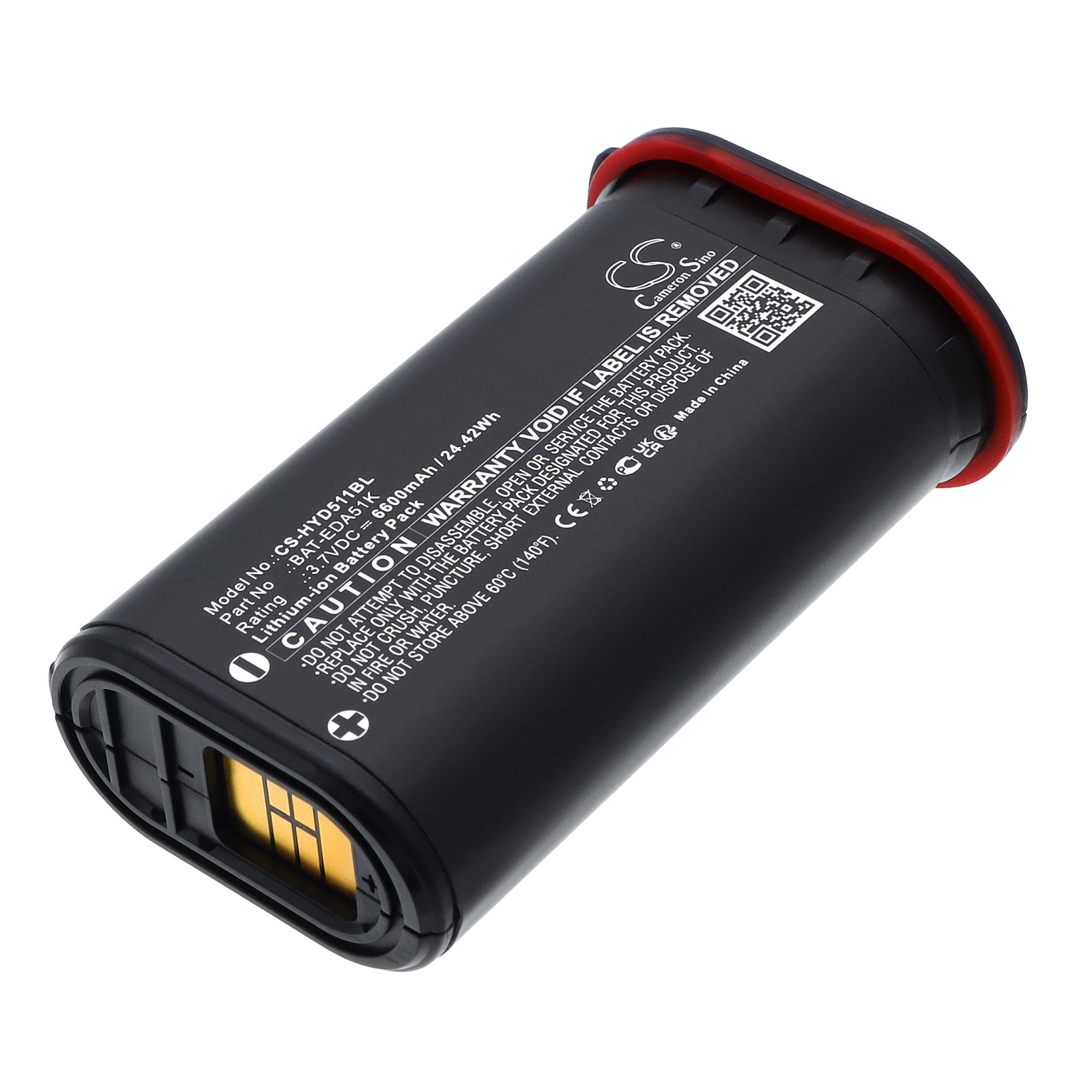 3.7V, Li-ion, 6600mAh, Battery fits Honeywell EDA51K, 24.42Wh Barcode Scanner Cameron Sino Technology Limited