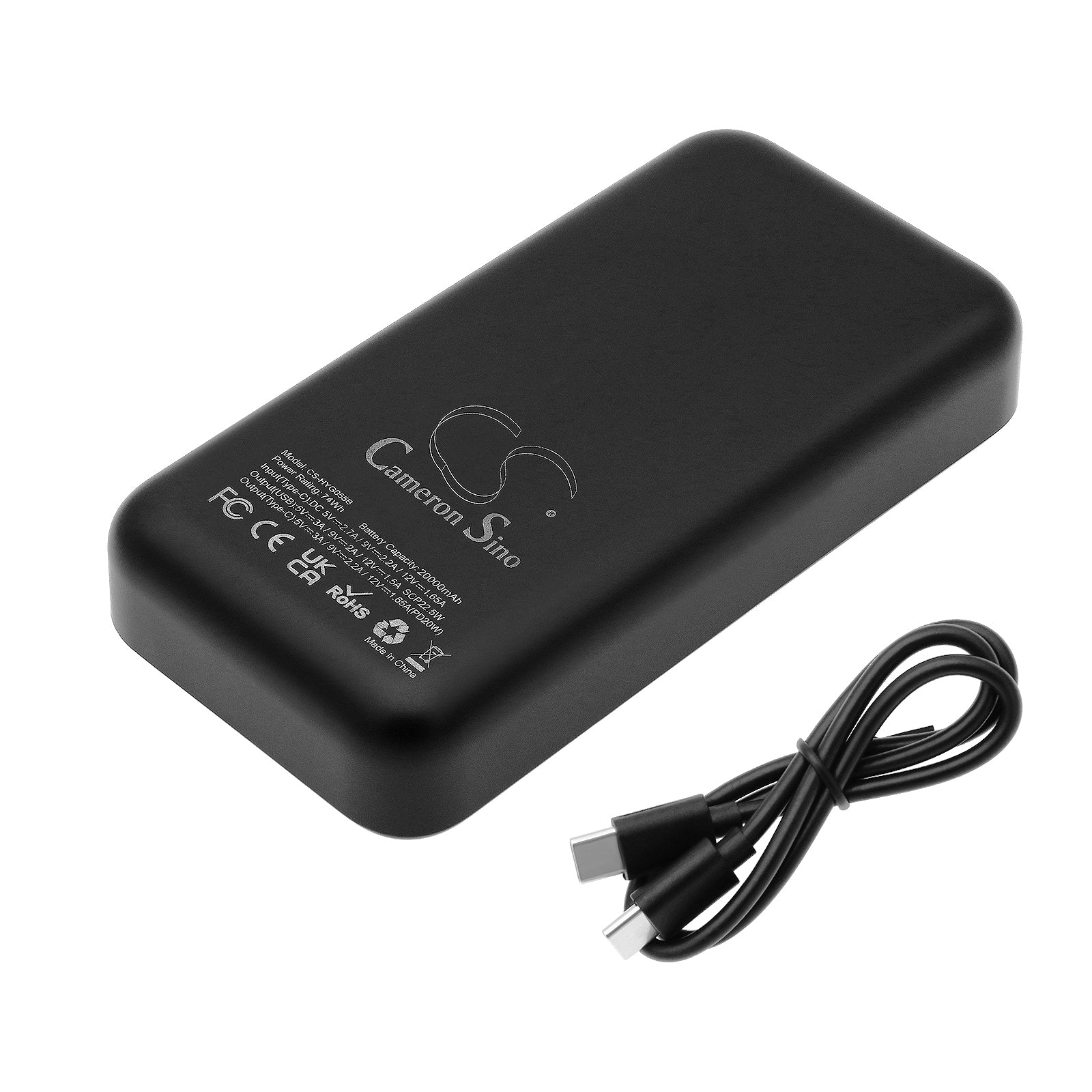 Li-Polymer, Power Bank Battery fits Cameron Sino Technologies, 5.0V, 20000mAh CS-HYG055B Power Bank Cameron Sino Technology Limited