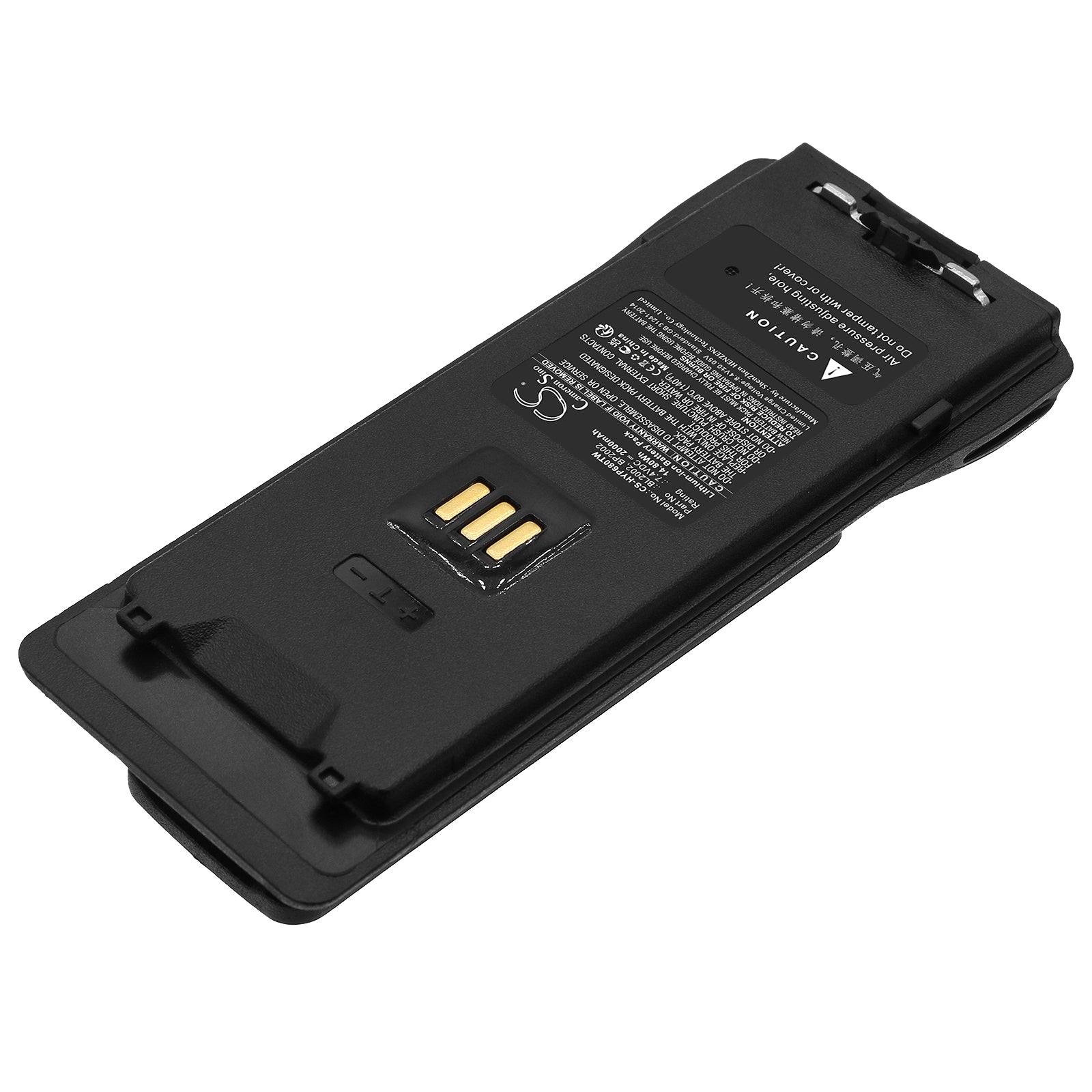 Li-ion, Two-Way Radio Battery fits Hytera Hp600, Hp602, 7.4V, 2000mAh Two-Way Radio Cameron Sino Technology Limited