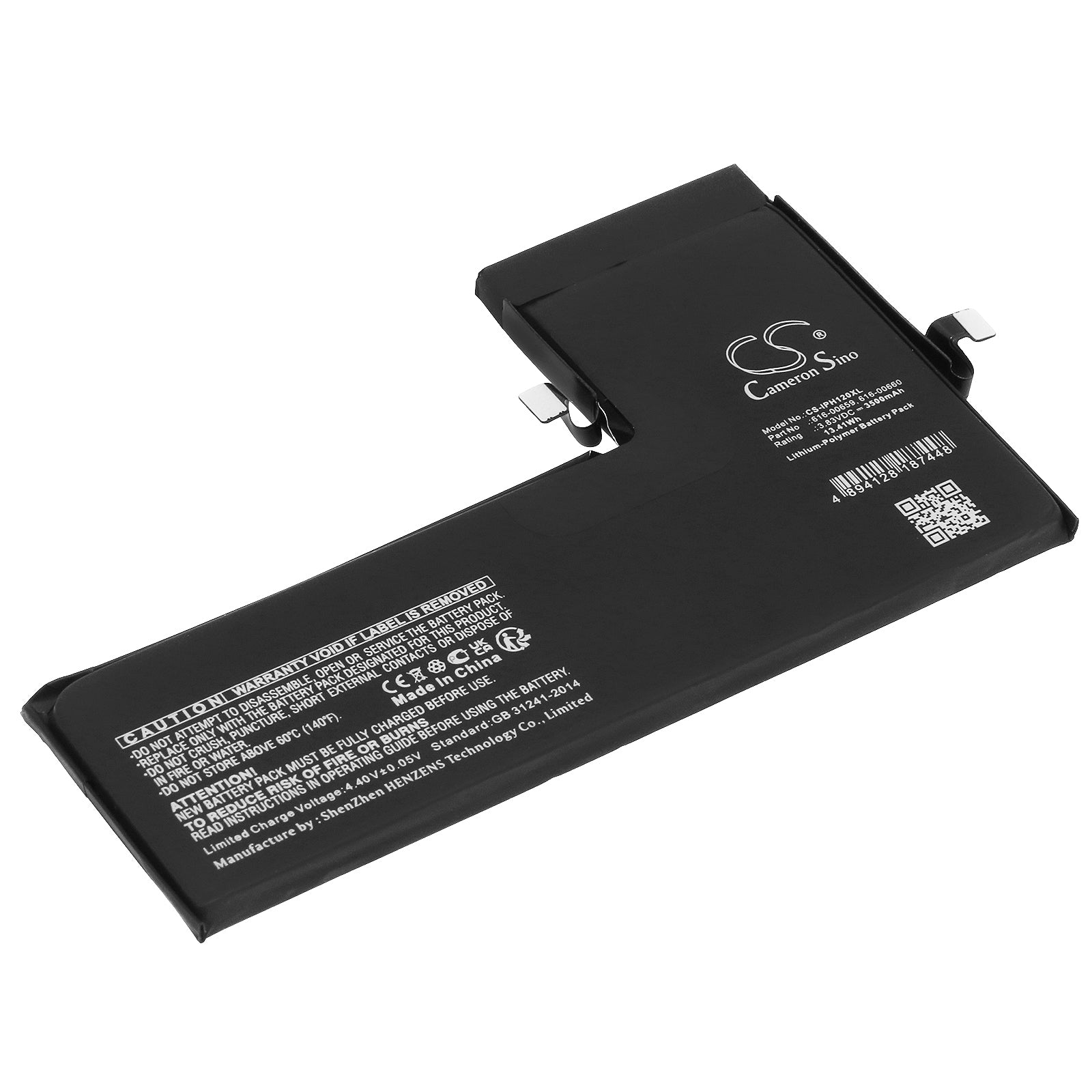 Li-Polymer, Mobile, SmartPhone Battery fits Apple A2160, A2215, 3.83V, 3500mAh Mobile, SmartPhone Cameron Sino Technology Limited