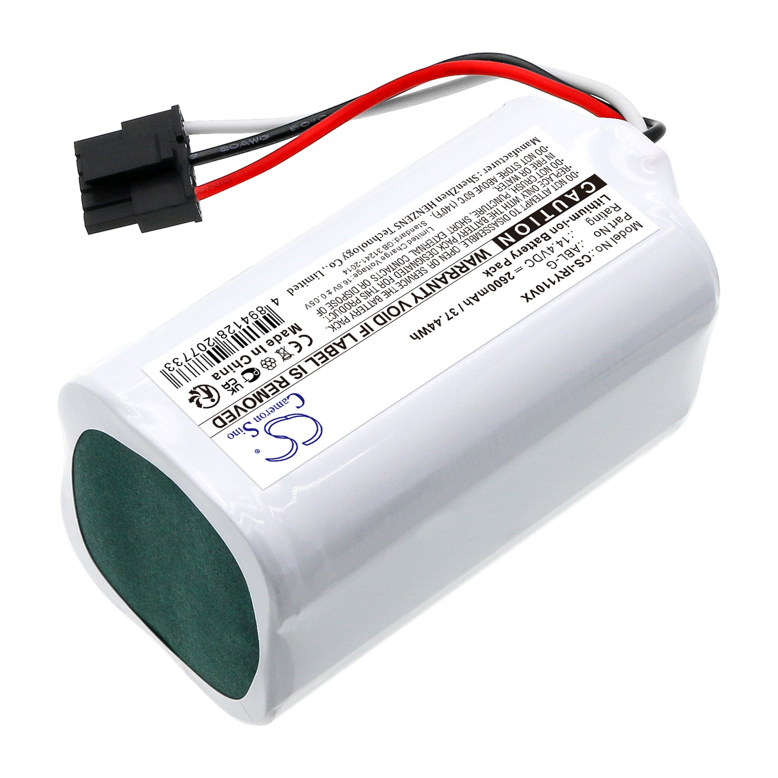 Li-ion, Vacuum Battery fits Irobot Roomba Combo Essential, Roomba Combo Essential Vacuum , 14.4V, 2600mAh Vacuum Cameron Sino Technology Limited