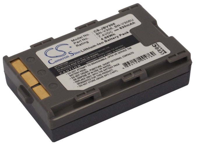 Li-ion, Camera Battery fits Jvc Gr-dvm407, Gr-dvm76, 7.4V, 630mAh Camera Cameron Sino Technology Limited