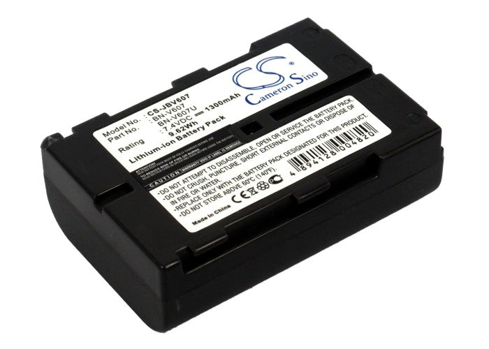 Li-ion, Camera Battery fits Jvc Gr-dv3, Gr-dv3u, 7.4V, 1300mAh Camera Cameron Sino Technology Limited