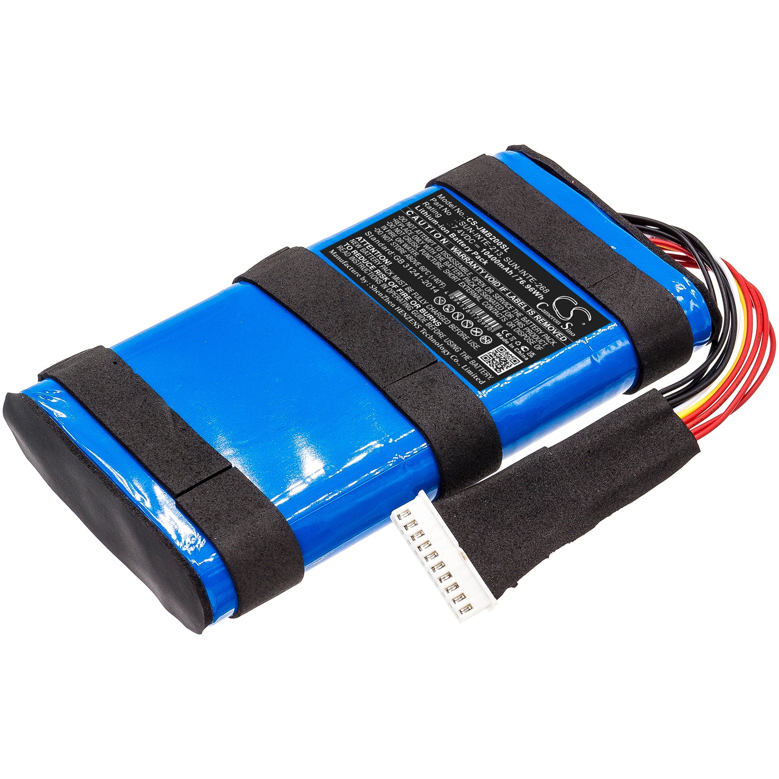 Li-ion, Speaker Battery fits Jbl Boombox 2, 7.4V, 10400mAh Speaker Cameron Sino Technology Limited