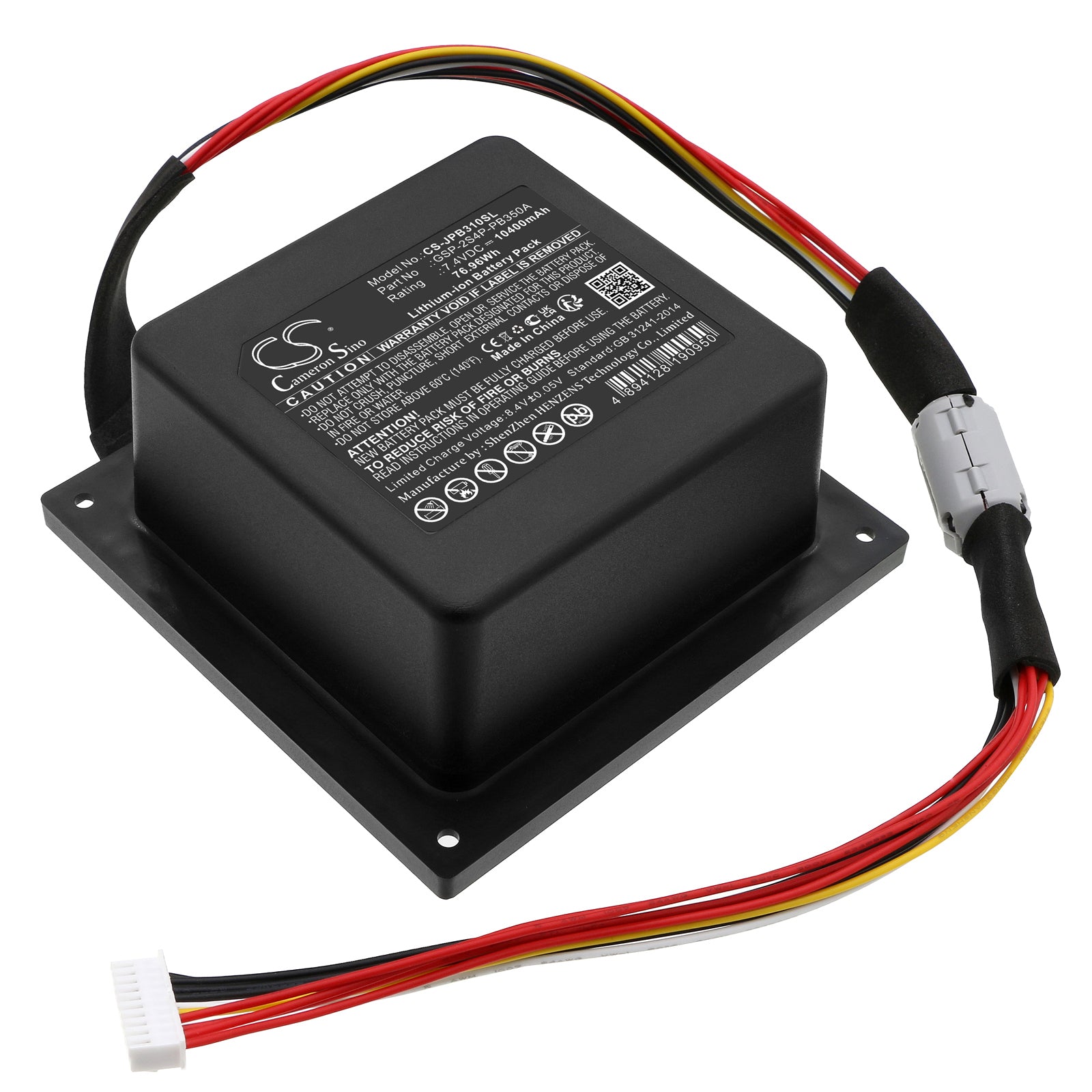 Li-ion, Speaker Battery fits Jbl Partybox 310, 7.4V, 10400mAh Speaker Cameron Sino Technology Limited
