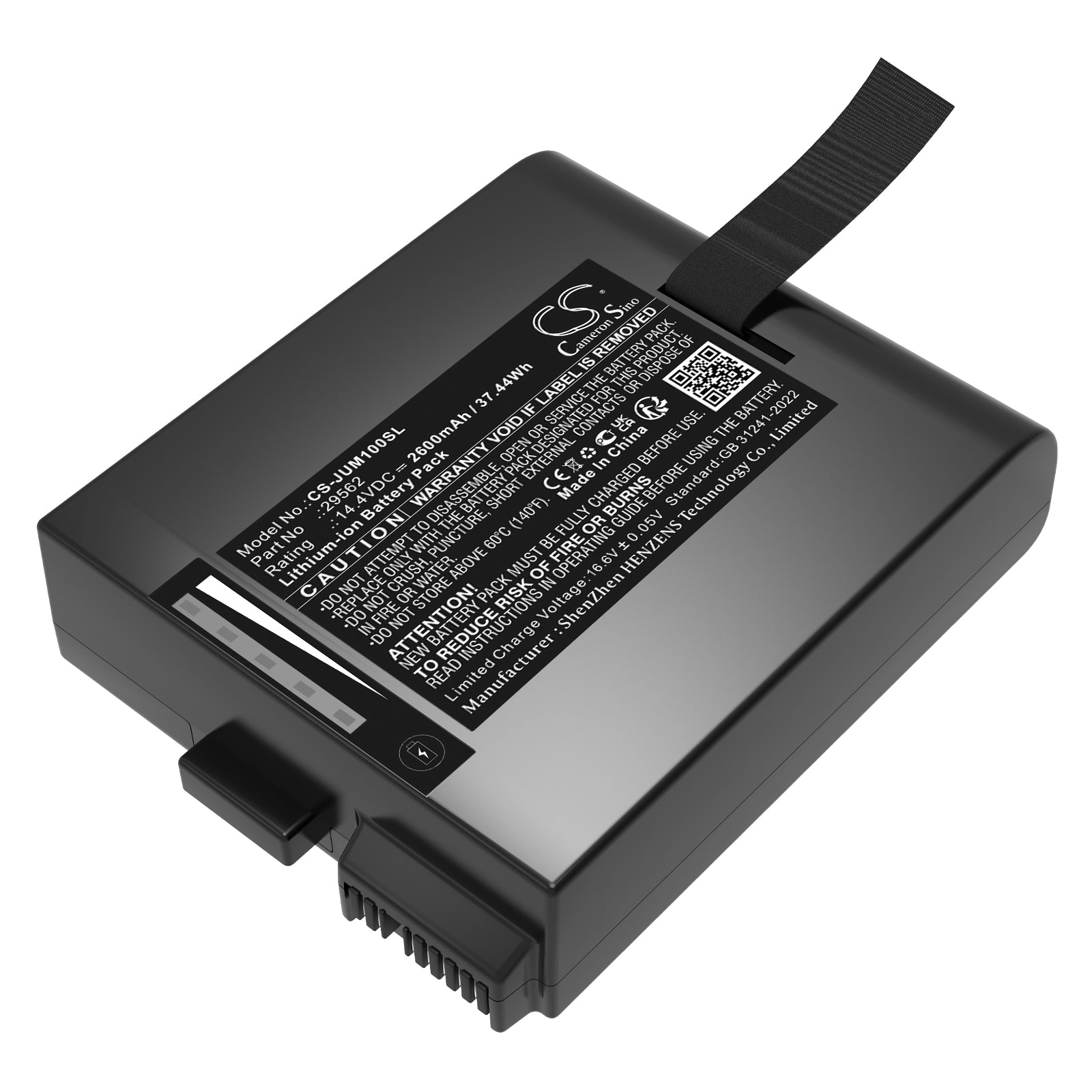 14.4V, Li-ion, 2600mAh, Battery fits Juniper Mesa Pro, Mesa Pro 10", 37.44Wh Equipment, Survey, Test Cameron Sino Technology Limited