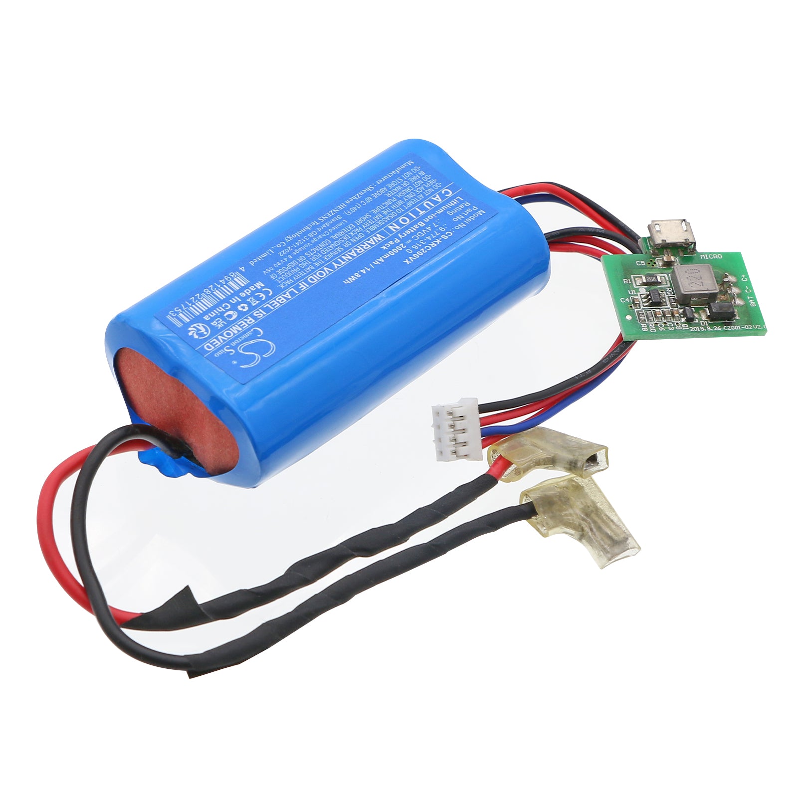 7.4V, Li-ion, 2000mAh, Battery fits Karcher CVH 2, 14.8Wh Vacuum Cameron Sino Technology Limited