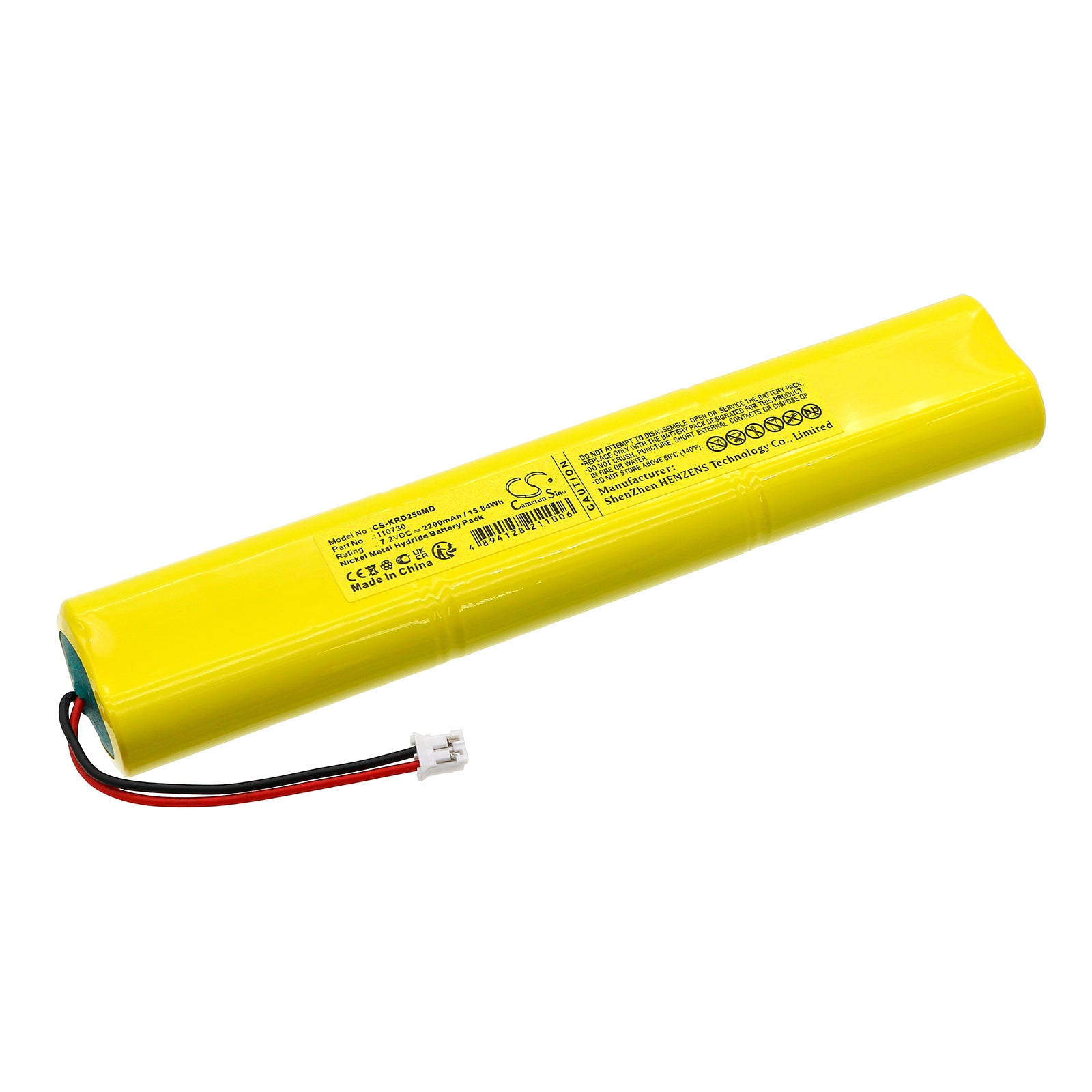 7.2V, Ni-MH, 2200mAh, Battery fits Kern Chair scale MPD250, 15.84Wh Medical Cameron Sino Technology Limited